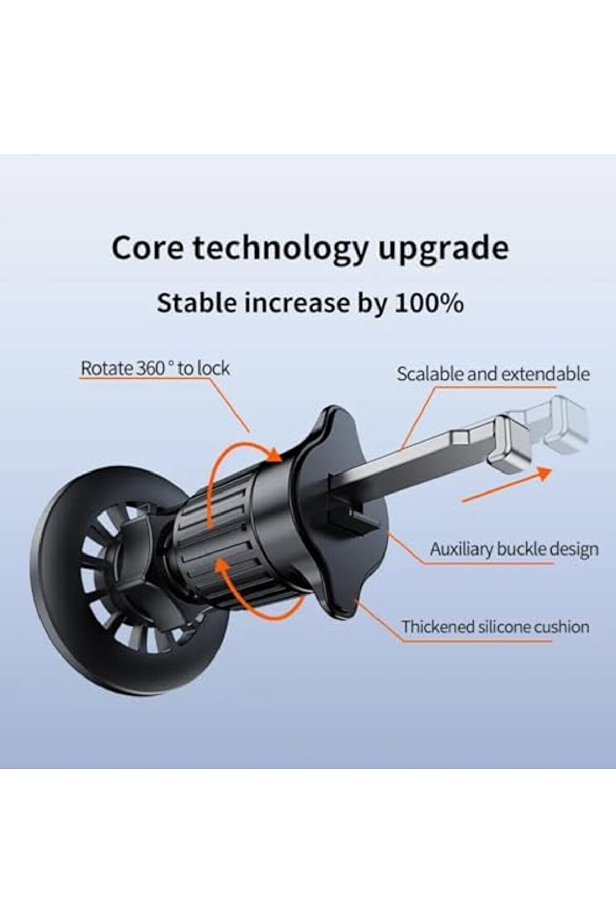 Araç İçi̇ Telefon Tutucu, Manyeti̇k Araba İçi̇n Telefon Tutucu,1X Manyeti̇k Plaka, Güçlü Tutuş Ve Dayanı