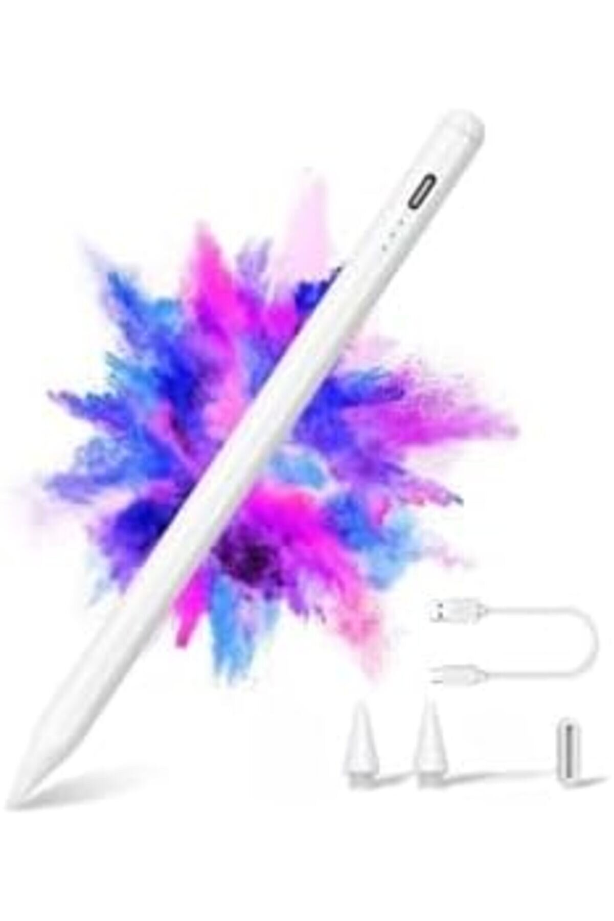 Pltnstoreshop İpad(2018-2025) İçi̇n Stylus Tablet Kalem 2018 Sonrası Tüm İpad Modelleri̇ni̇ne Uyumlu Eğ