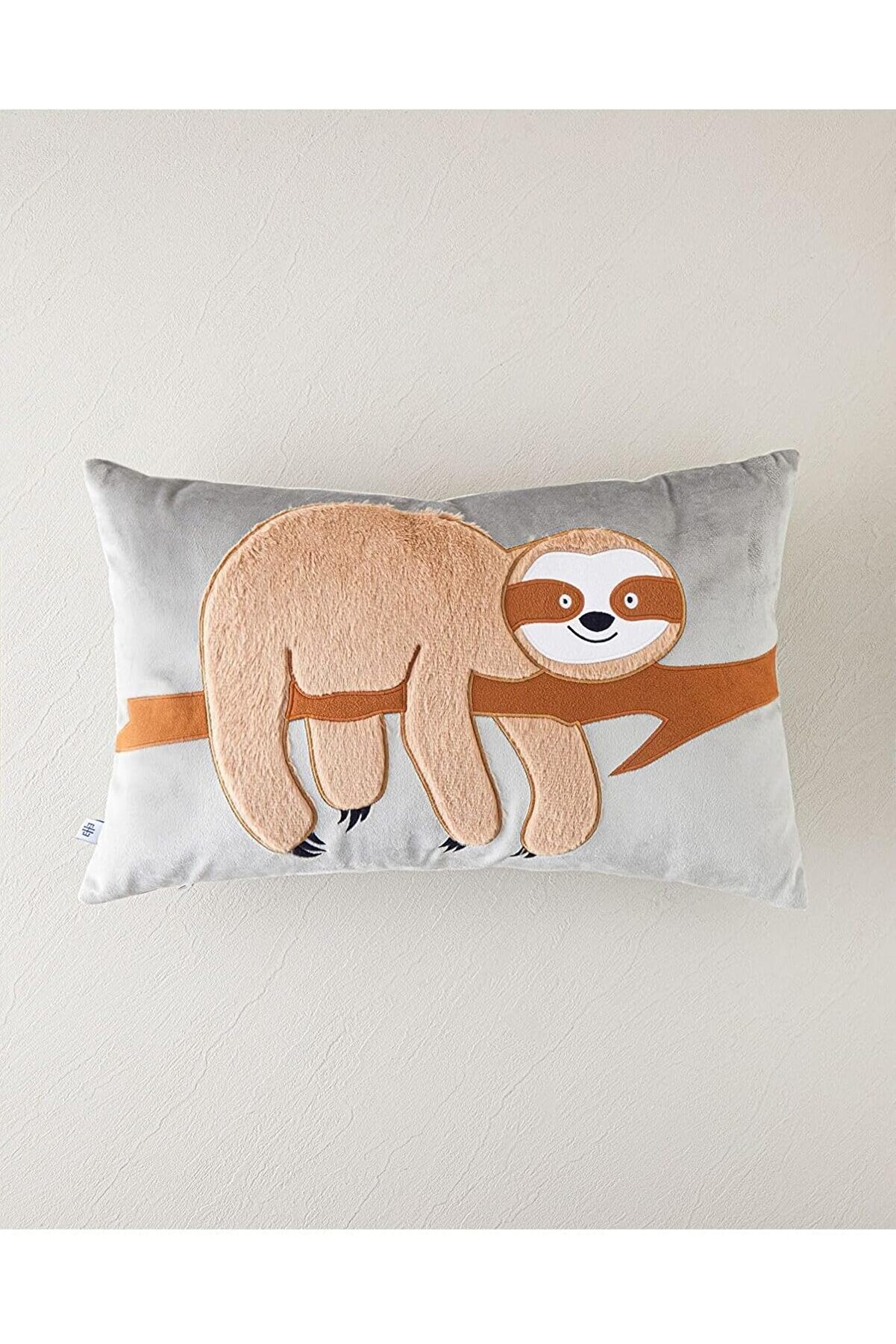 STOREMAX Faultier Bebe Dekoratif Kırlent 35X55 Cm Açık Gri 1014773