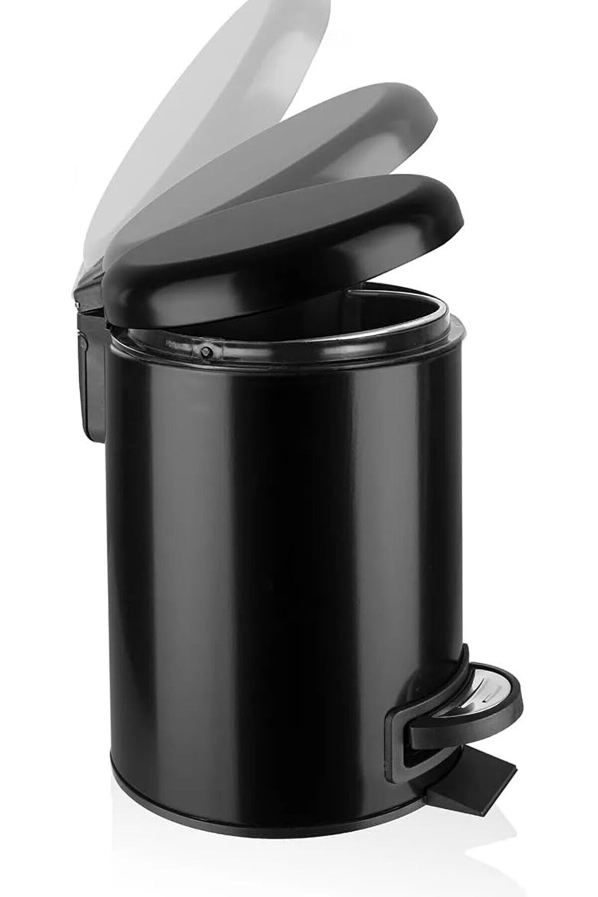 STOREMAX mrtshoppng Paslanmaz Pedallı Çöp Kovası Siyah 12 LT (000302-3) mrtshoppng 542093