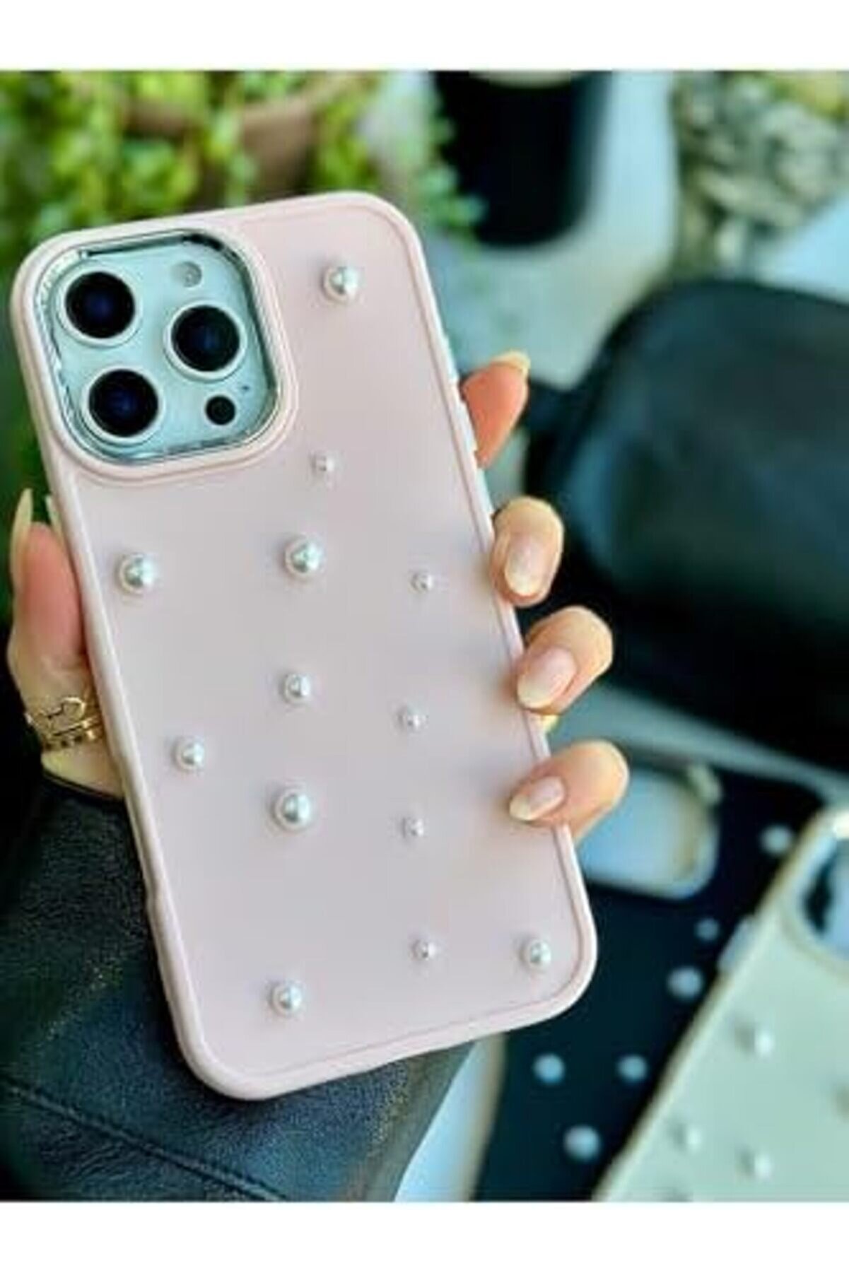 Aksesuar 16 Promax Uyumlu Pearl Oyuncak Tasarımlı Si̇li̇kon Kılıf - Pembepearl 1014773