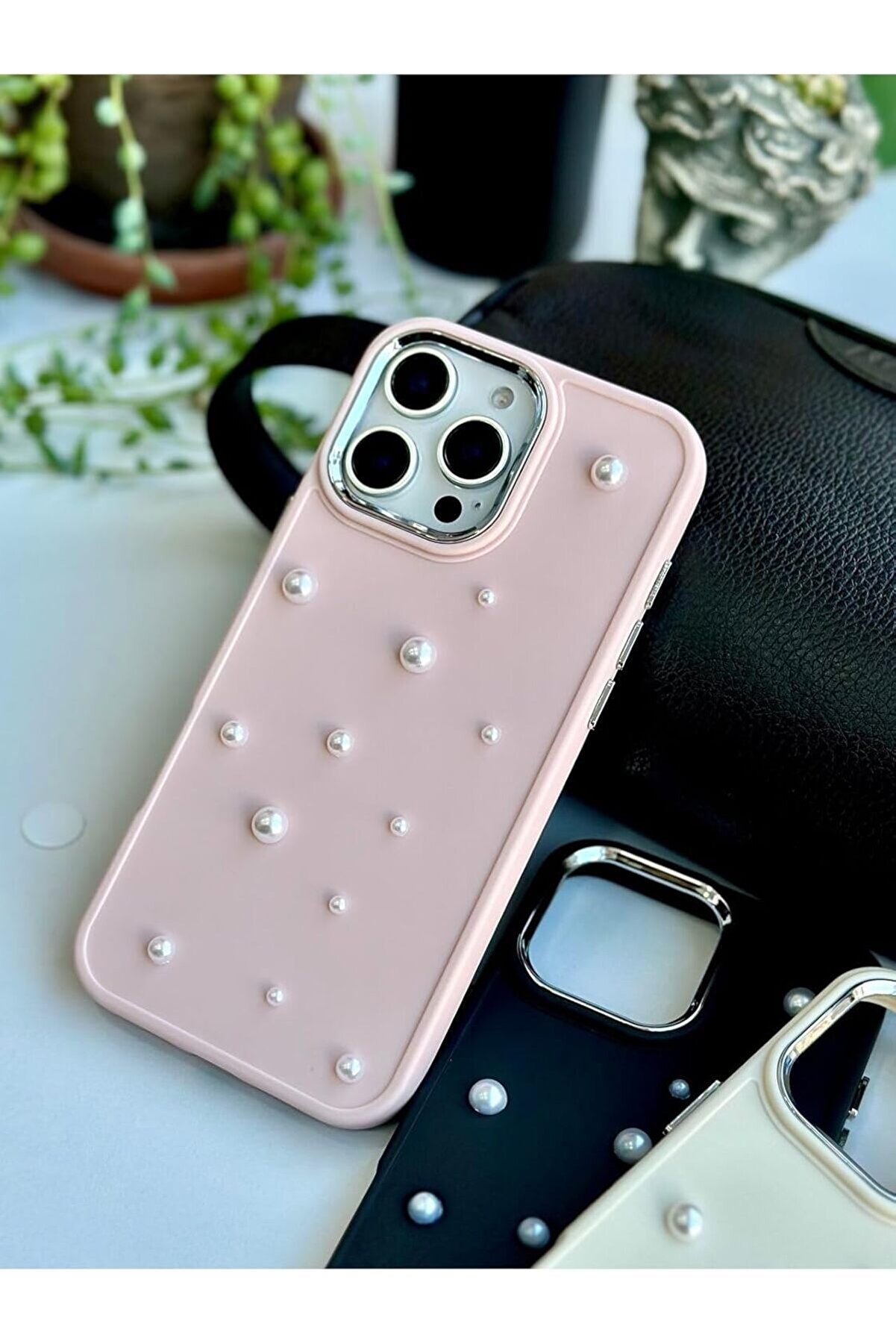 STOREMAX Aksesuar 16 Promax Uyumlu Pearl Oyuncak Tasarımlı Silikon Kılıf - Pembepearl 1014773