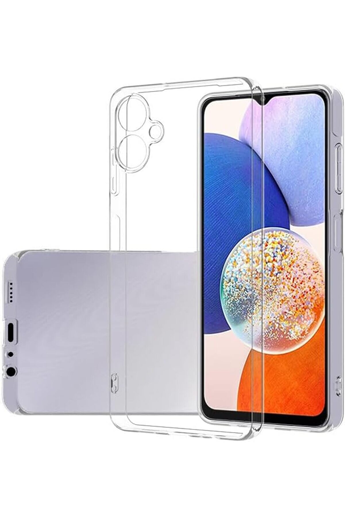 STOREMAX ile uyumlu A06 Kılıf S&uuml;per Silikon Kapak Şeffaf 1014773