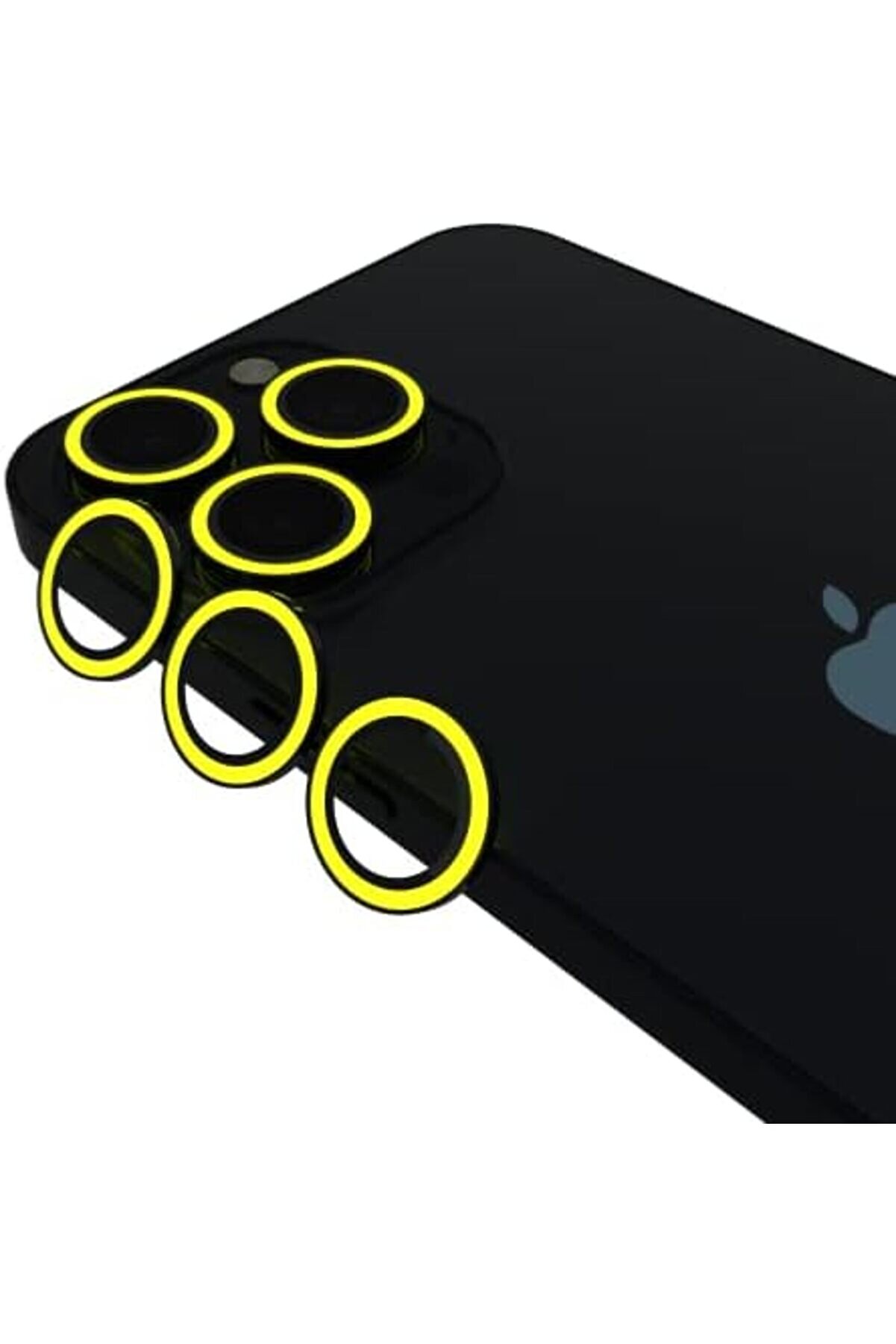 İphone 11 Seri̇si̇ / 12 Seri̇si̇ / 13 Seri̇si̇ Tüm Modelleri̇ İçi̇n Uyumlu Karanlıkta Parlayan Fosforlu Kame