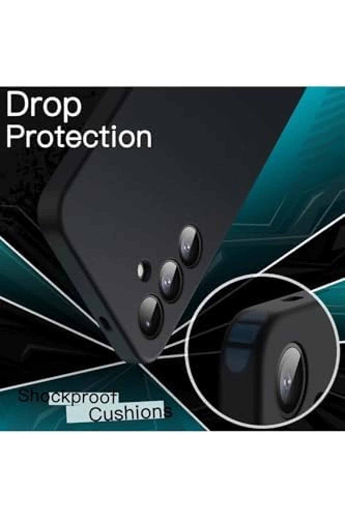 Aksesuar S24 İle Uyumlu İçi̇ Kadi̇fe Kamera Korumalı Lansman Si̇li̇kon Kılıf Yapılı Tam Koruma Sağlayan