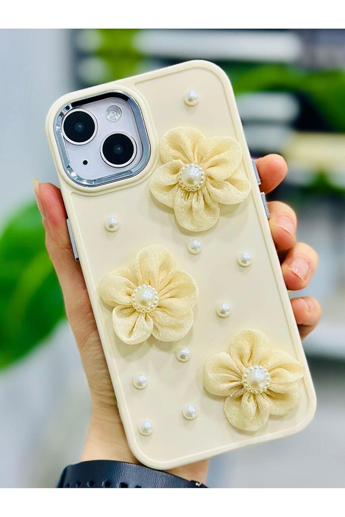 STOREMAX Aksesuar Iphone 13-14 ve 15 ile Uyumlu T&Uuml;L &Ccedil;İ&Ccedil;EK Oyuncak Tasarımlı Esnek Silikon Kılıfı 1175713