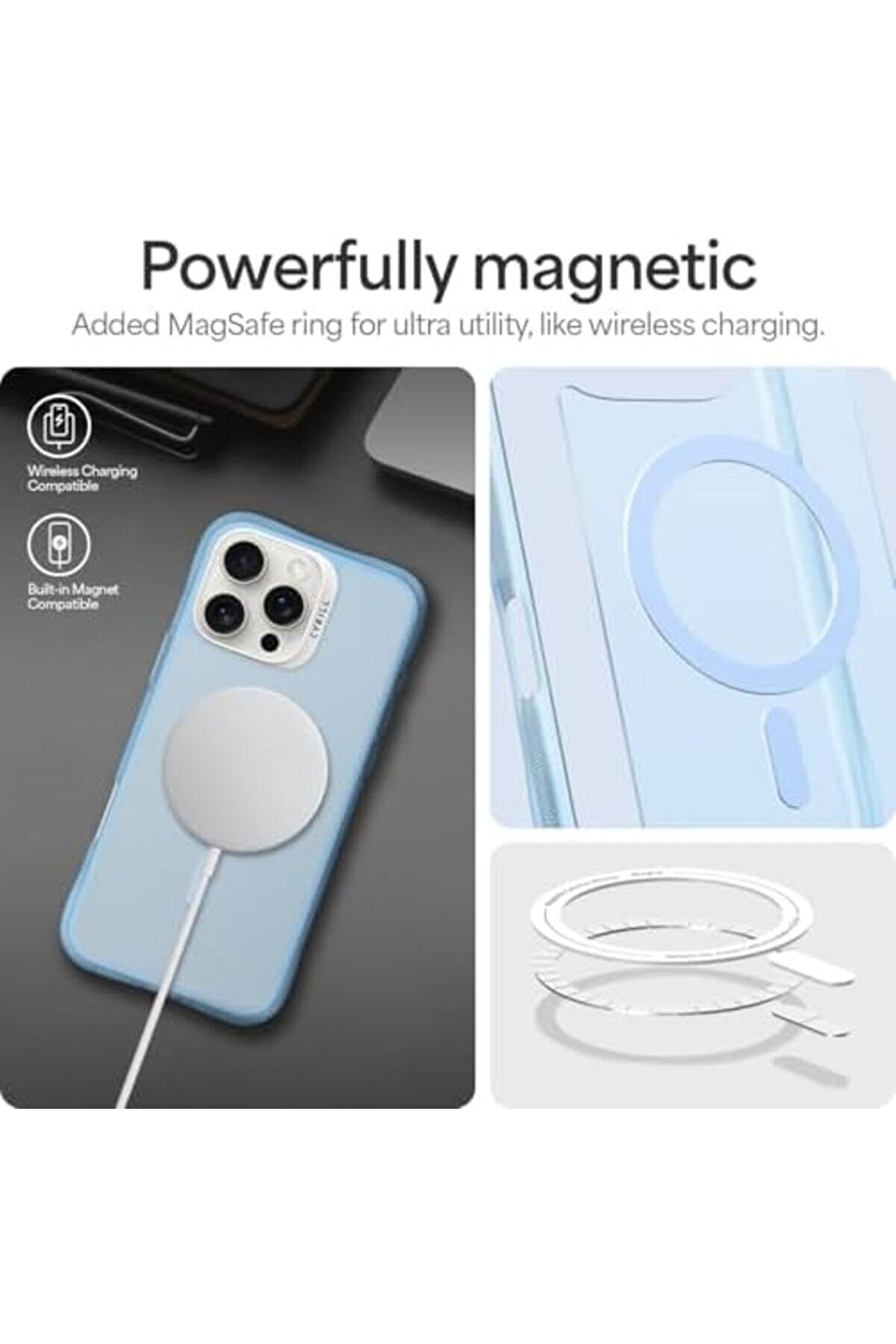 Ci̇el By 16 Pro Kılıf Ultrasheer Mag Sararma Karşıtı Hava Kanalı Teknoloji̇si̇&trade; Askeri̇ Sınıf Koruma Bab