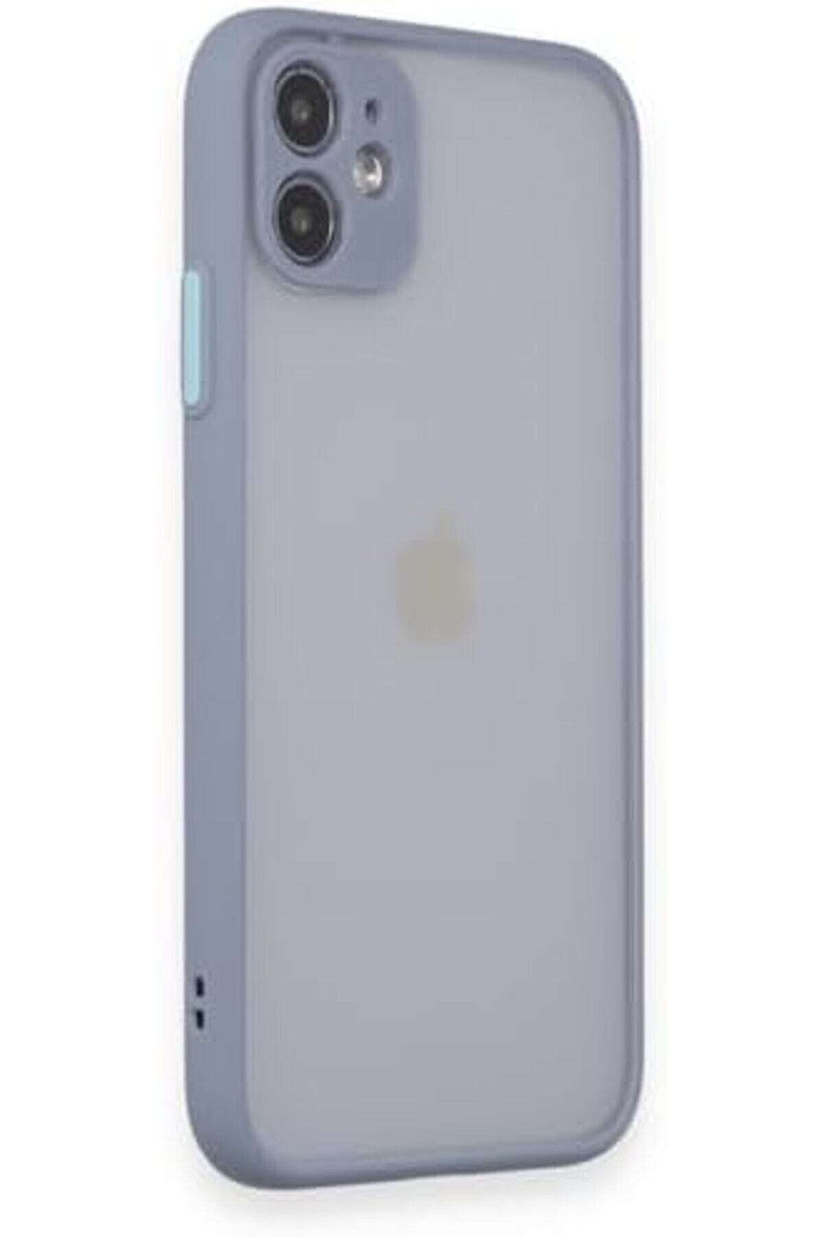 Aksesuar 11 İle Uyumlu Arka Kısmı Mat Şeffaf Yapıya Sahi̇p Kenarları Si̇li̇kon Tpu Malzemeden Üreti̇lmi̇ş