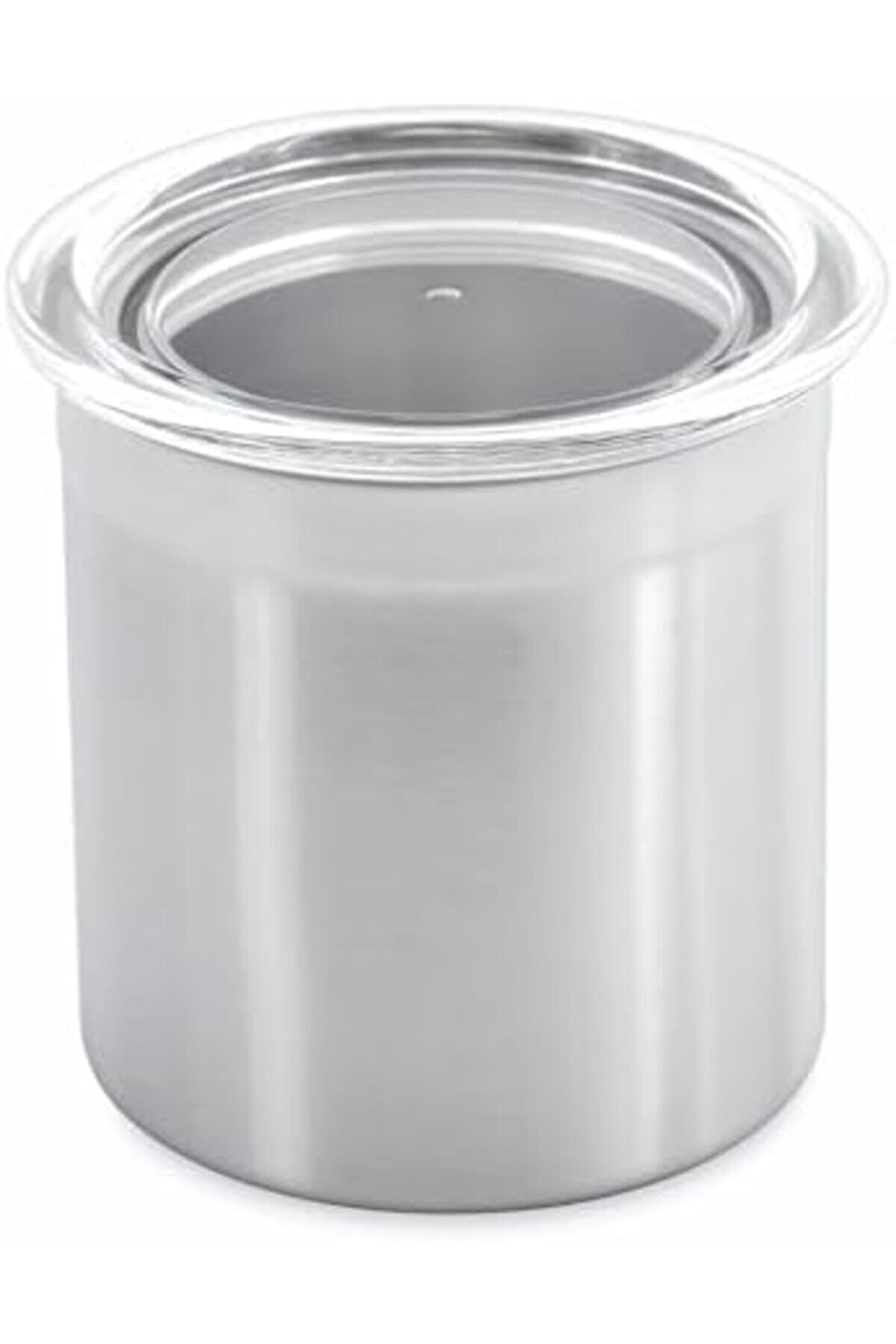 Kapaklı Saklama Kabı, Paslanmaz Çeli̇k, Metal, Paslanmaz Çeli̇k, Metal, 10 X 10 X 11 Cm 1014773