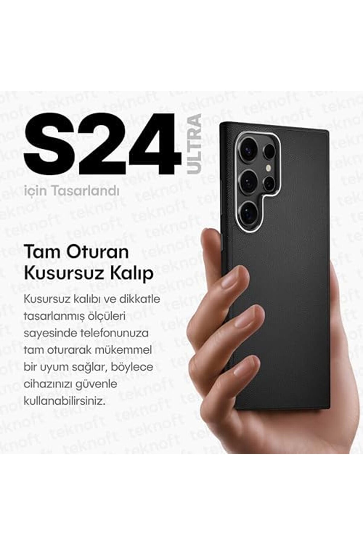S24 Ultra İçi̇n Leth Shi̇eld Seri̇si̇ Parmak İzi̇ Tutmayan Deri̇ Görünümlü Metal Tuşlu Ve Metal Lens Çerçe