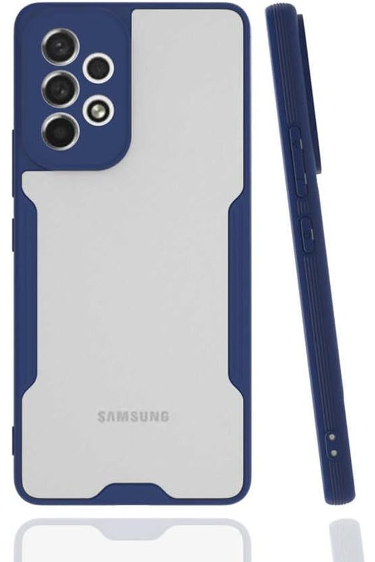 STOREMAX A73 5G Kılıf Kamera Korumalı Arkas Mat Silikon Platin 1014773