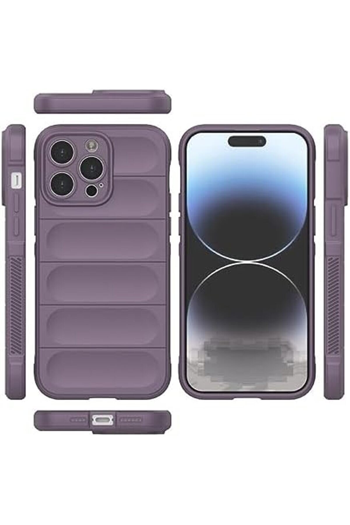 15 Pro Max Kılıf - Boni̇c Parmak İzi̇ Bırakmayan, İ&ccedil;i̇ Kadi̇fe Yumuşak Sıvı Si̇li̇kon, Sert Kamera, Darbey