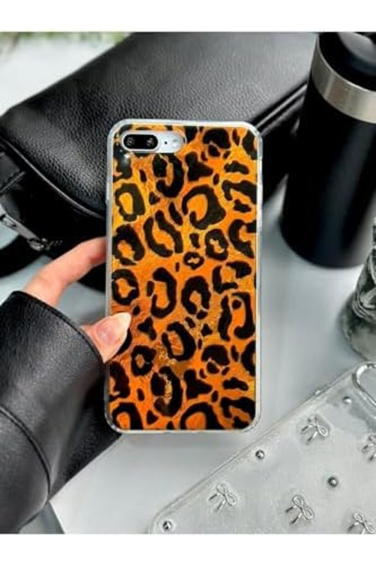 Aksesuar 7 Ve 8 Uyumlu Renk Ge&ccedil;i̇şl Desenli̇ Si̇li̇kon Kılıf - 1014773