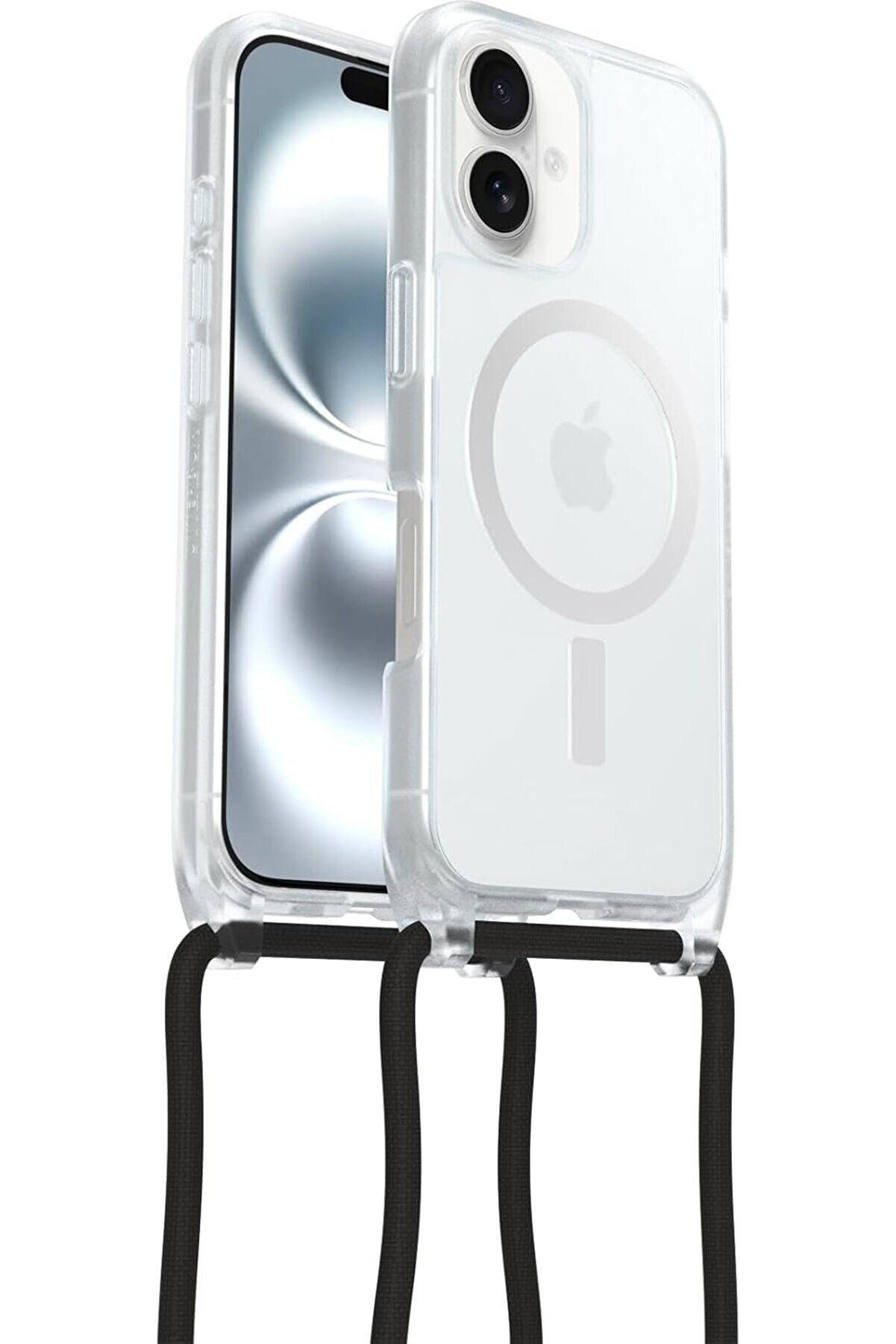 STOREMAX 16 Uyumlu 'li React Kolye Kılıfı, Ayarlanabilir ve Telefon Zinciri ile Ultra Kılıf, Askeri Stan