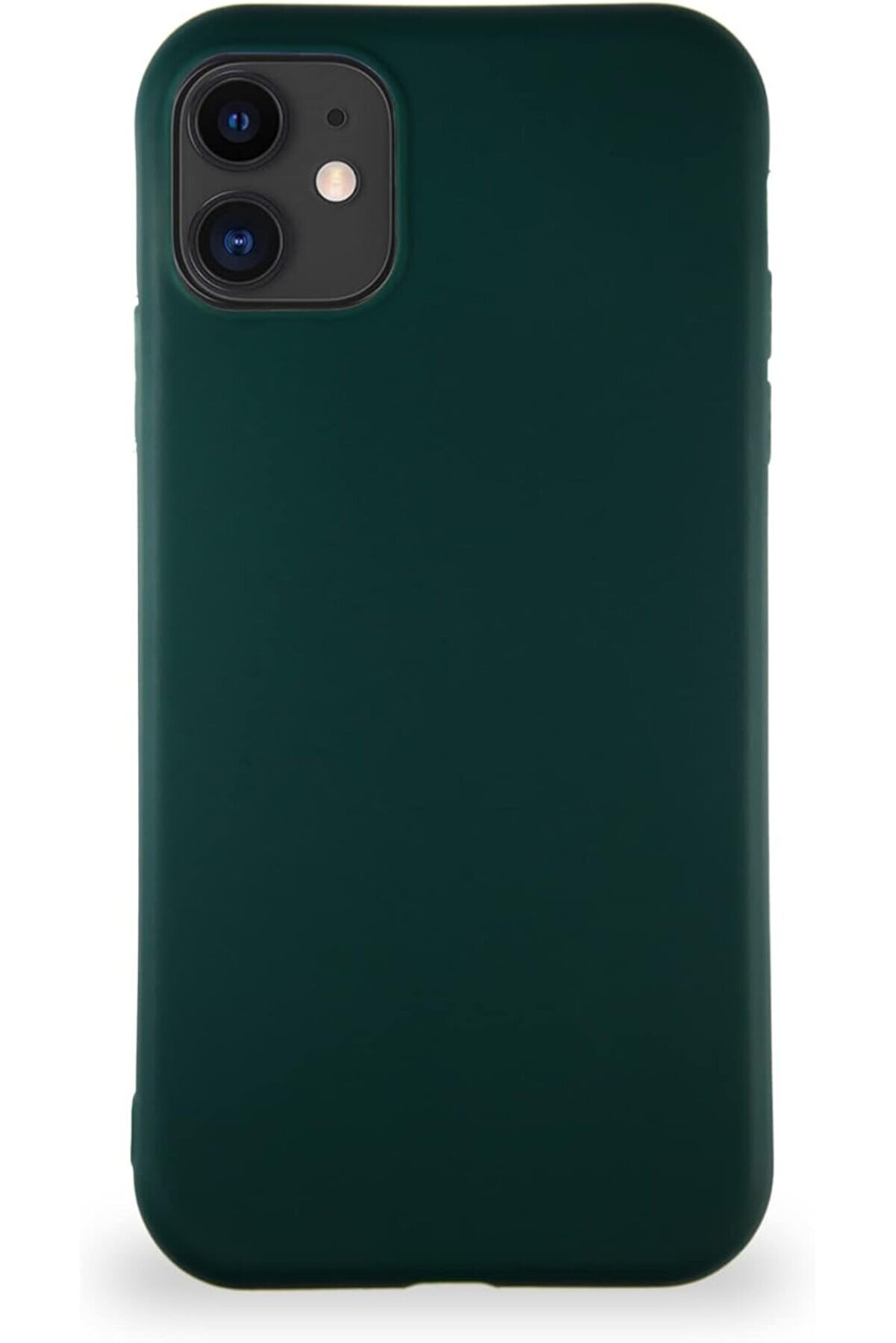 STOREMAX İletişim 11 ile Uyumlu Kılıf Soft Premier Renkli Silikon Kapak - Yeşil 1014773