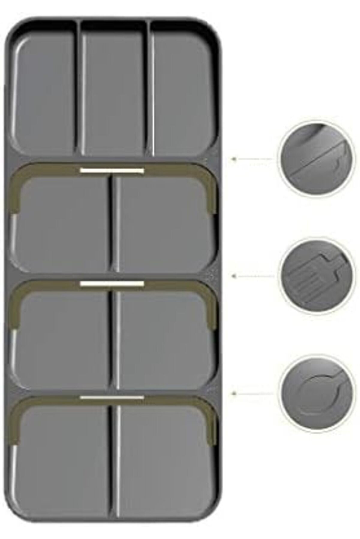 50804 9 B&ouml;lmeli̇ &Ccedil;ekmece Kaşıklık, Gri̇ 1014773