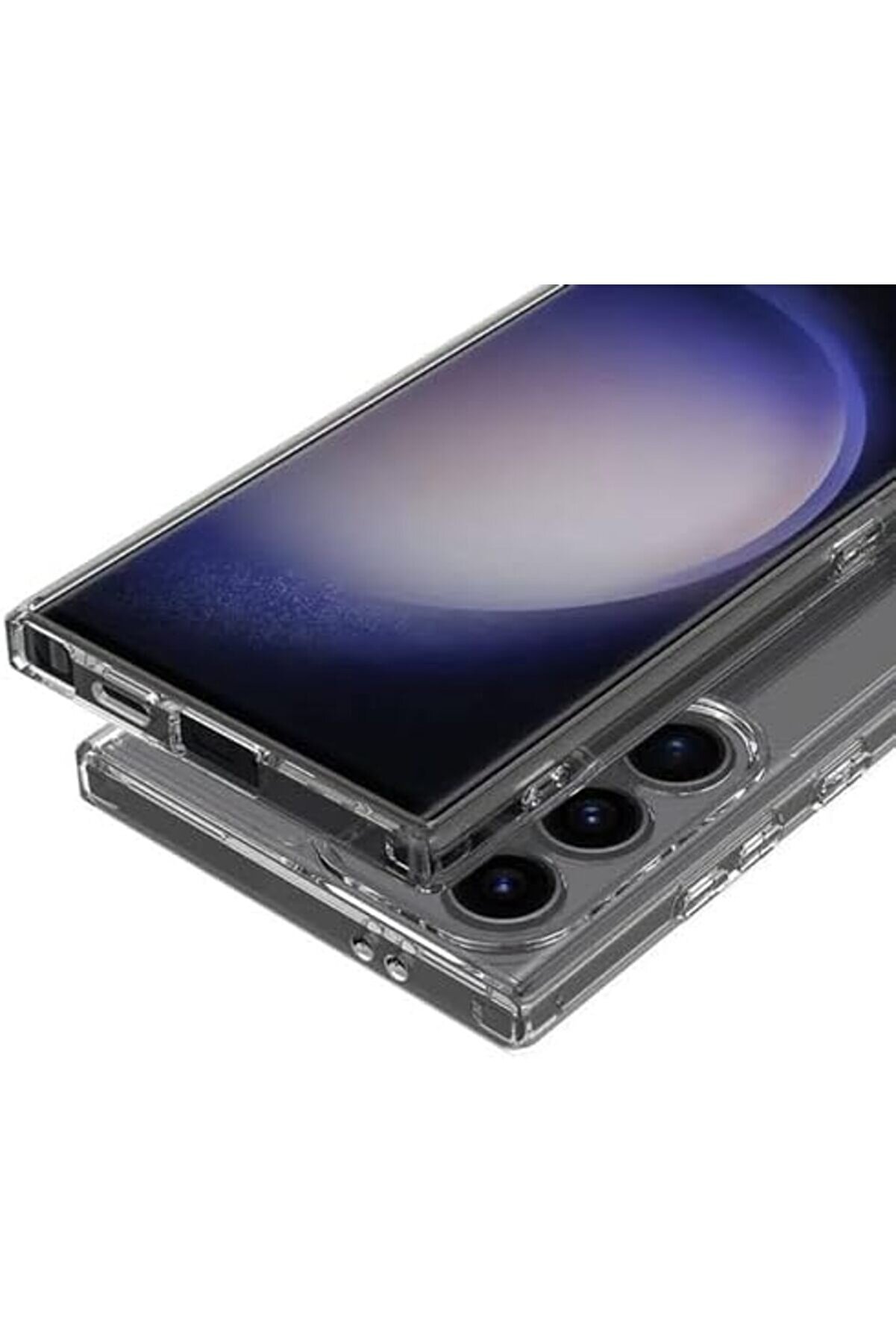 Galaxy S24 Ultra Şeffaf 2Mm Anti̇ Şhock 5G, Sararmayan Darbeye Dayanıklı Koruyucu Telefon Kılıfı, &Ccedil;i̇z