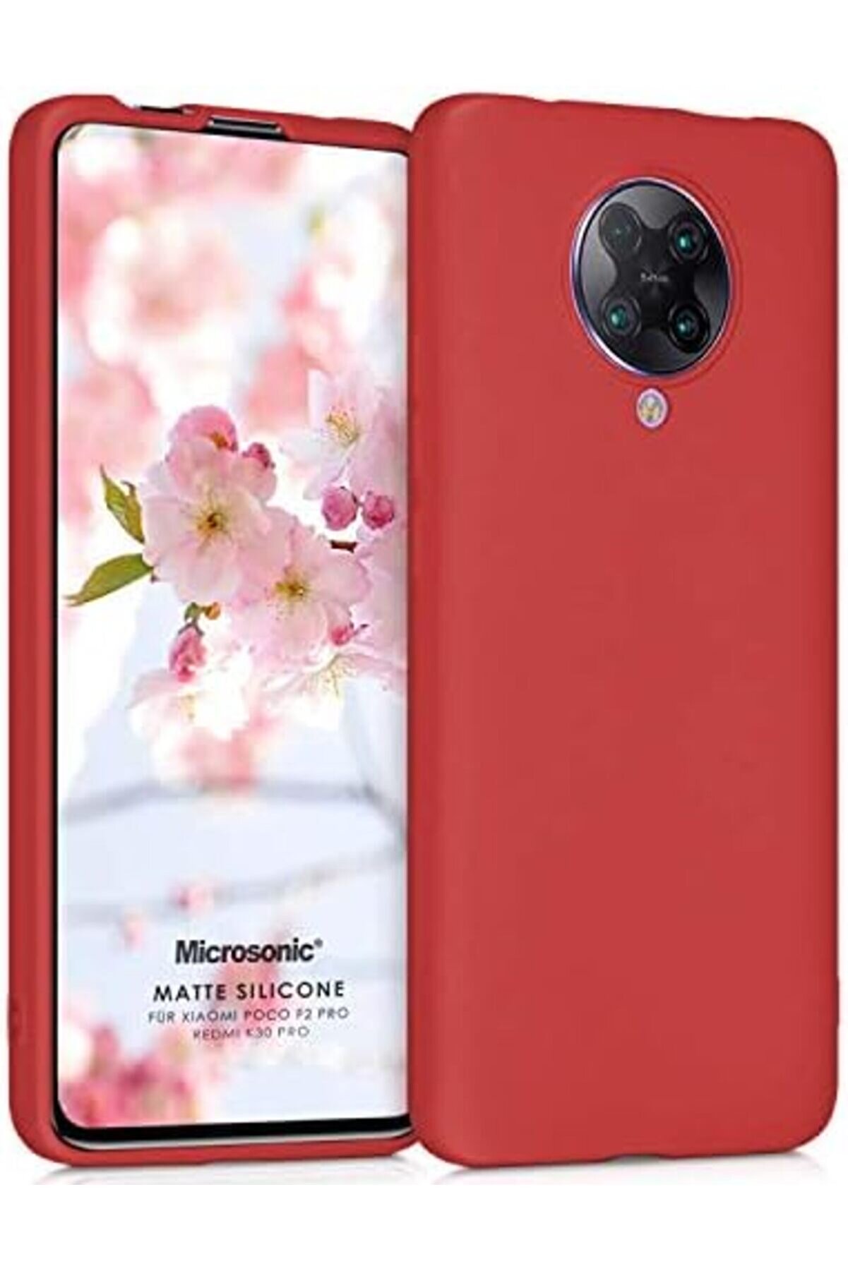 Si̇li̇cone K30 Pro İ&ccedil;i̇n Kılıf Kırmızı [ K30 Pro İle Uyumlu Kılıf - Kırmızı] 1014773