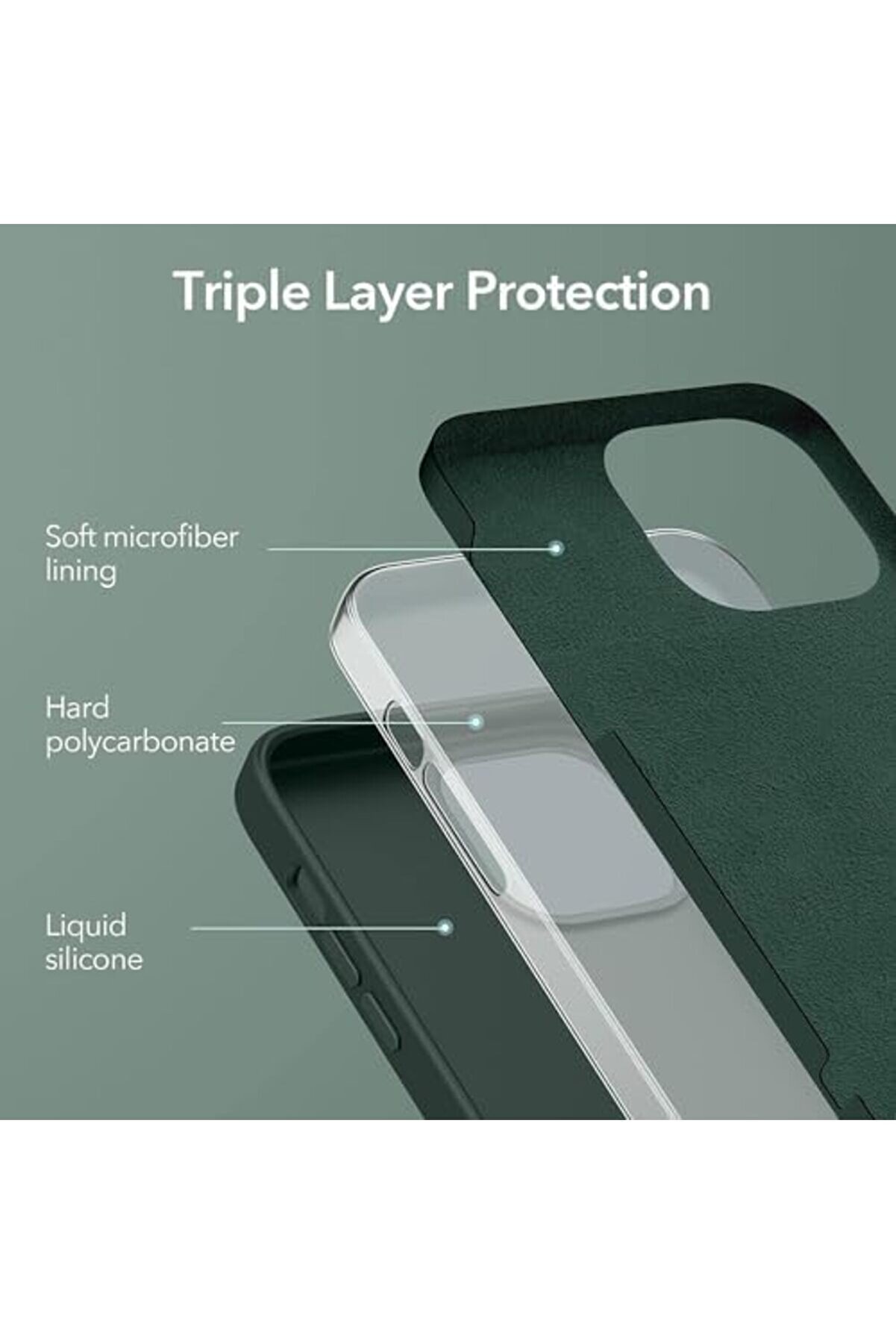 13 Pro Kılıf,Cloud Yeşi̇l 1014773