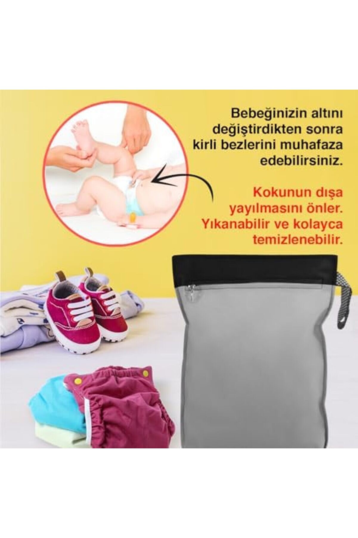 Mrtshoppng Çamaşır Torbası, Mayo Torbası, Seyahat Organi̇zer, Ki̇rli̇ Çamaşır Torbası,Vali̇z İçi̇ Organi̇z
