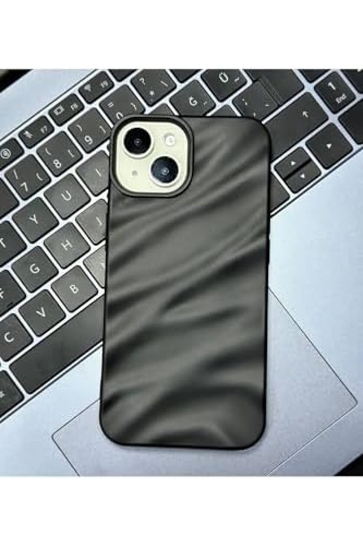 Aksesuar 13-14 Ve 15 İle Uyumlu 3D W Kabartma Mat Si̇li̇kon Kılıf 1014773