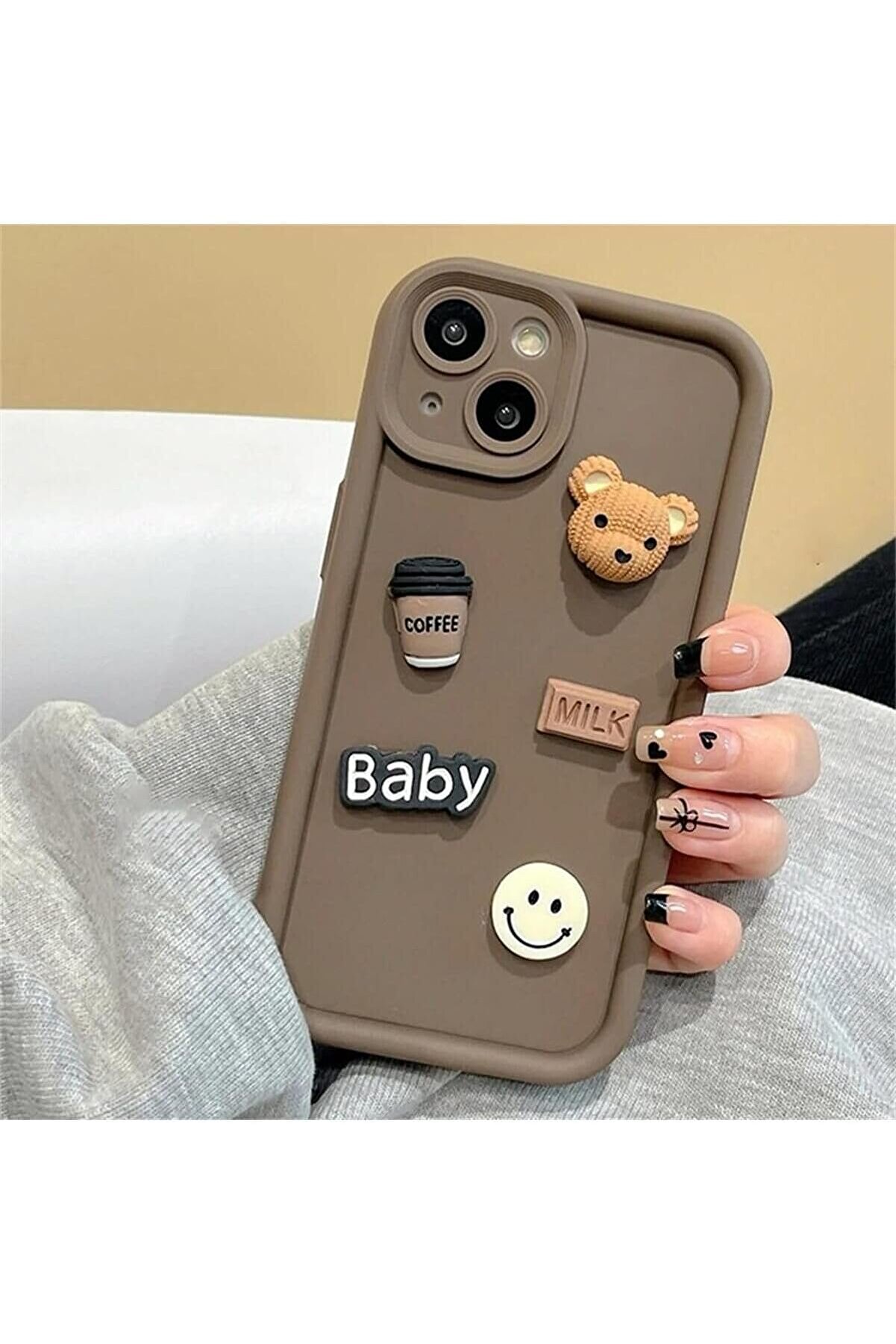 STOREMAX Aksesuar 14 VE 15 ile Uyumlu &Ccedil;ikolata Baby Oyuncak Tasarımlı Kılıf 1014773