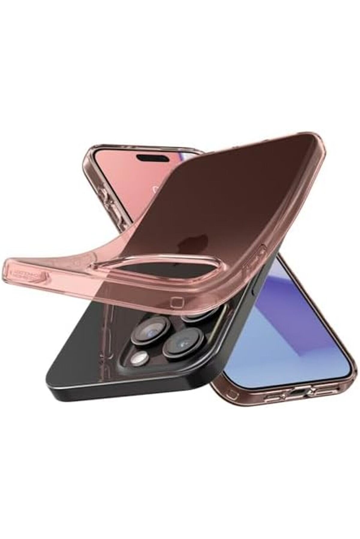 15 Pro Max Kılıf Crystal Rose Crystal - Acs06