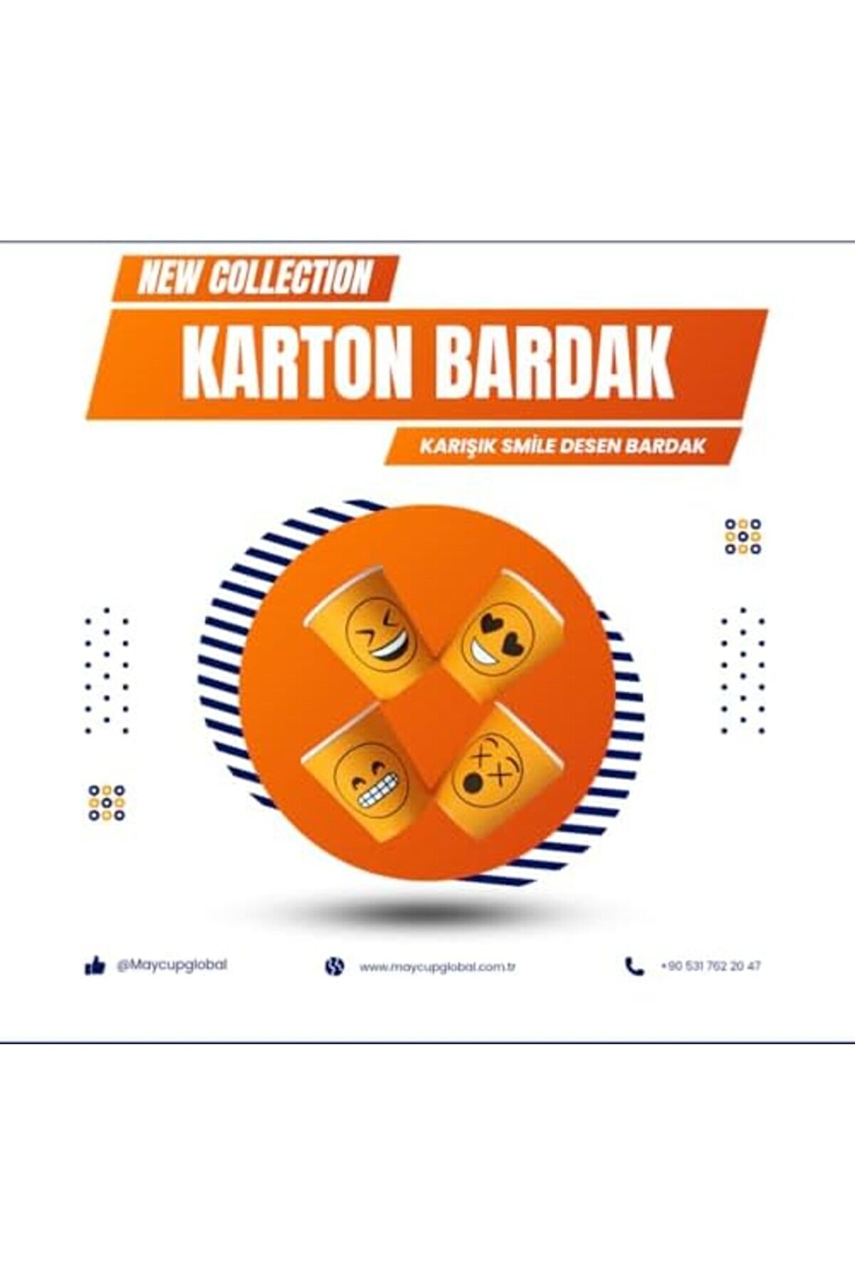 7 Oz Karton 300 Adet Karışık Desen 1014773