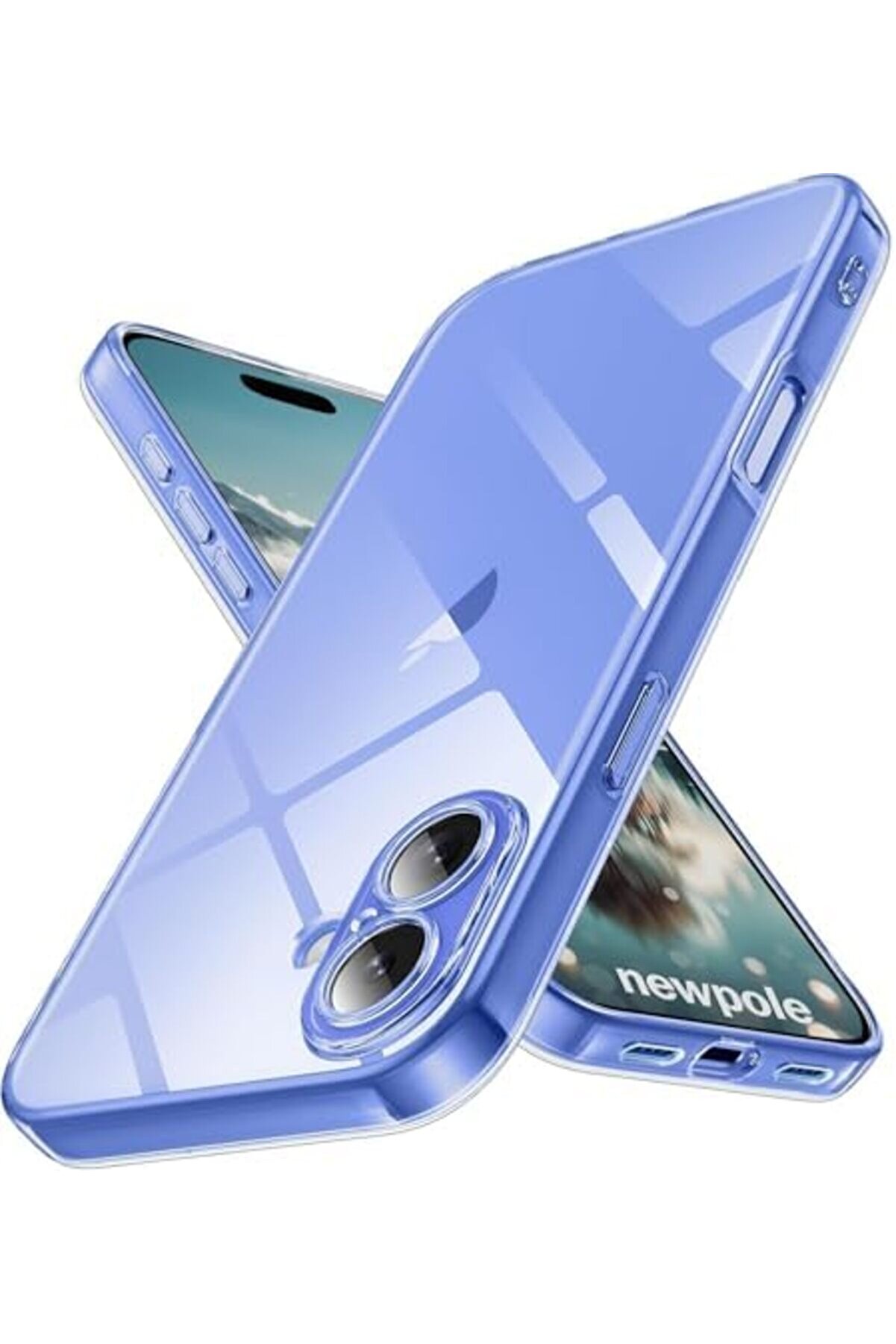 16 İçi̇n Şeffaf Kılıf Çi̇zi̇lme Ve Darbelere Karşı Dayanıklı Kablosuz Şarj İle Uyumlu Kesi̇mli̇ Şeffaf Kı