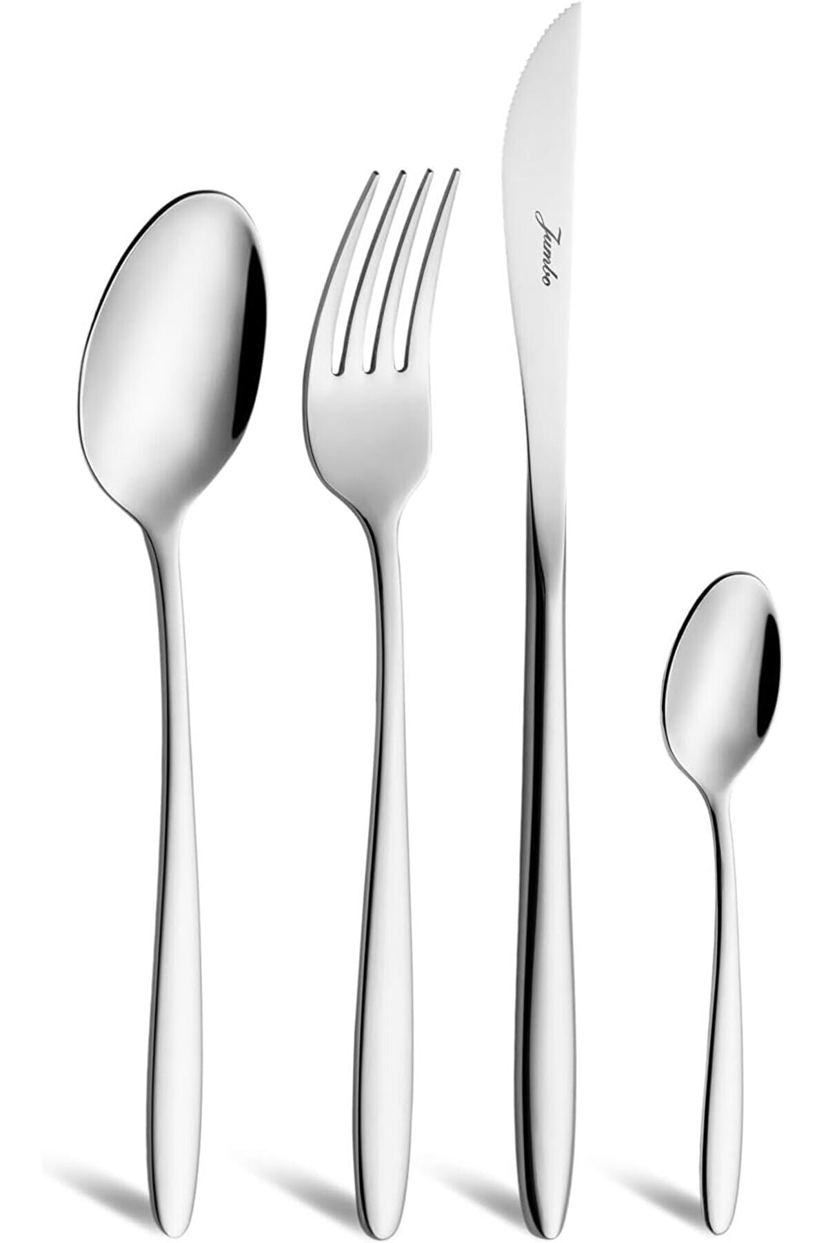 STOREMAX 2003 24 Parça 6 Kişilik Tatlı Çatal Kaşık Bıçak Takımı Çelik 1014773