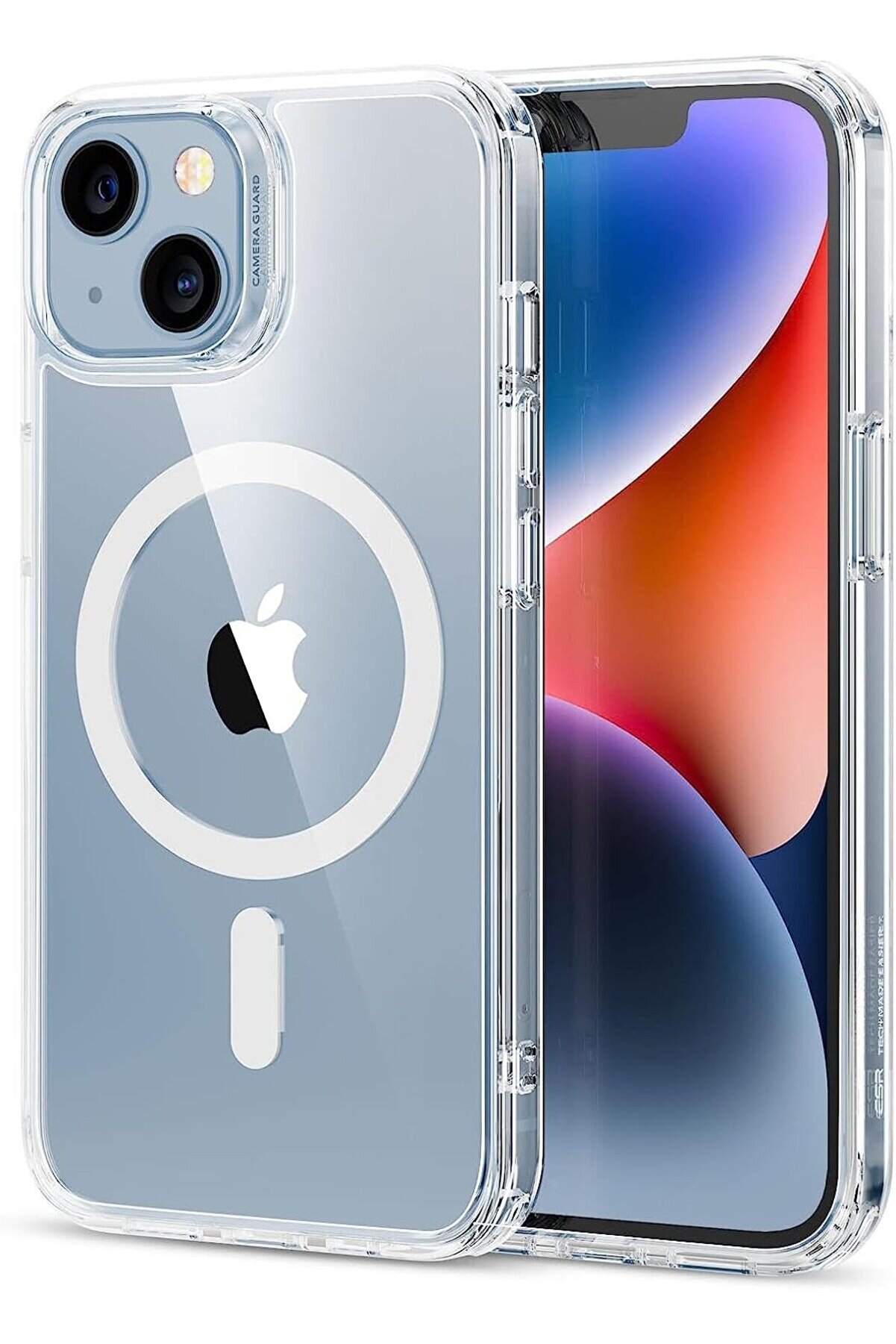 STOREMAX 15 için Özellikli Çok Şık Şeffaf Kılıf Kablosuz Şarj özellikli 1014773