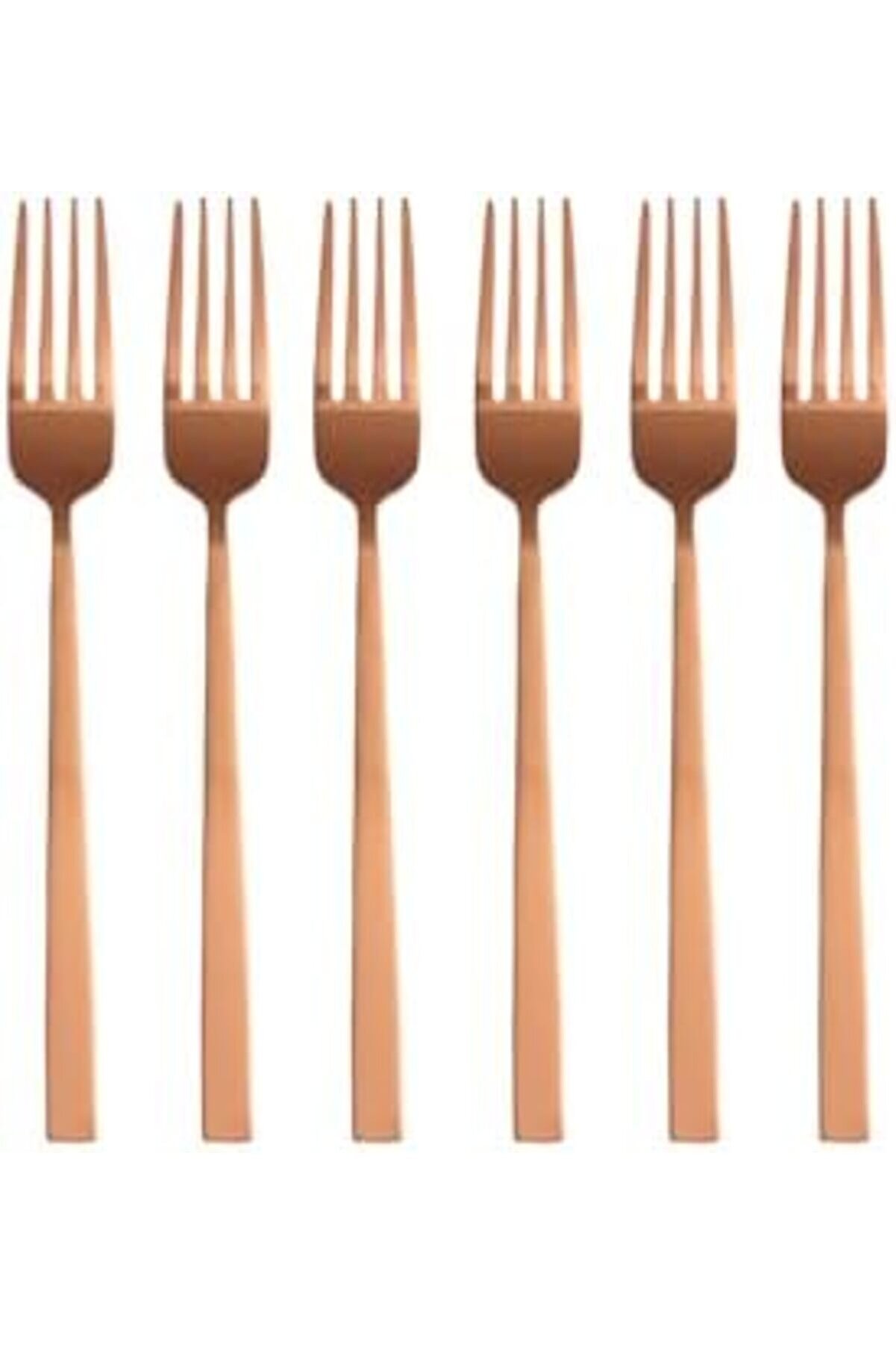 Quantum Mat Bakır Yemek Çatalı 6 Adet 1014773