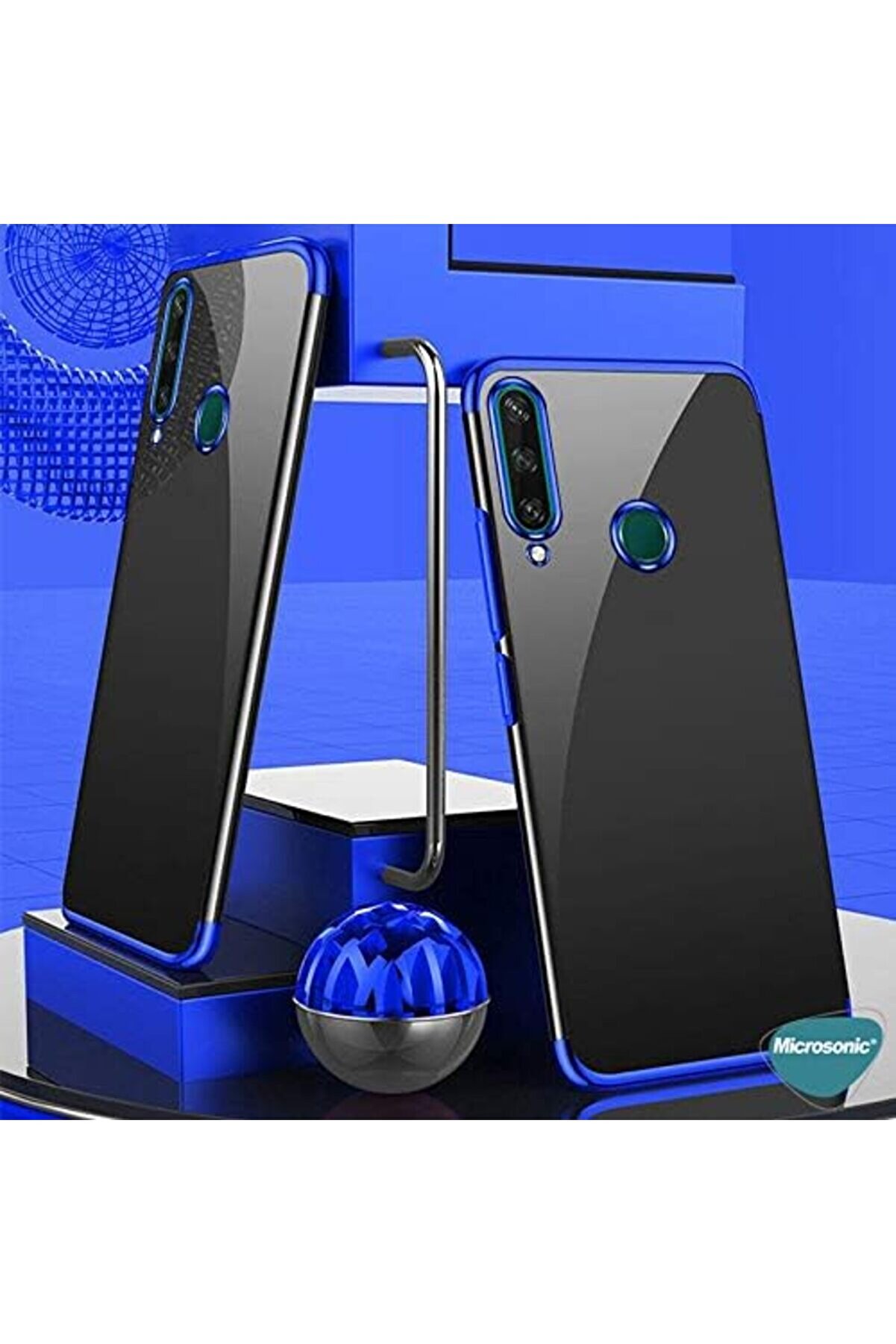 Y6P Kılıf, Skyfall Transparent Clear, Kırmızı 1014773