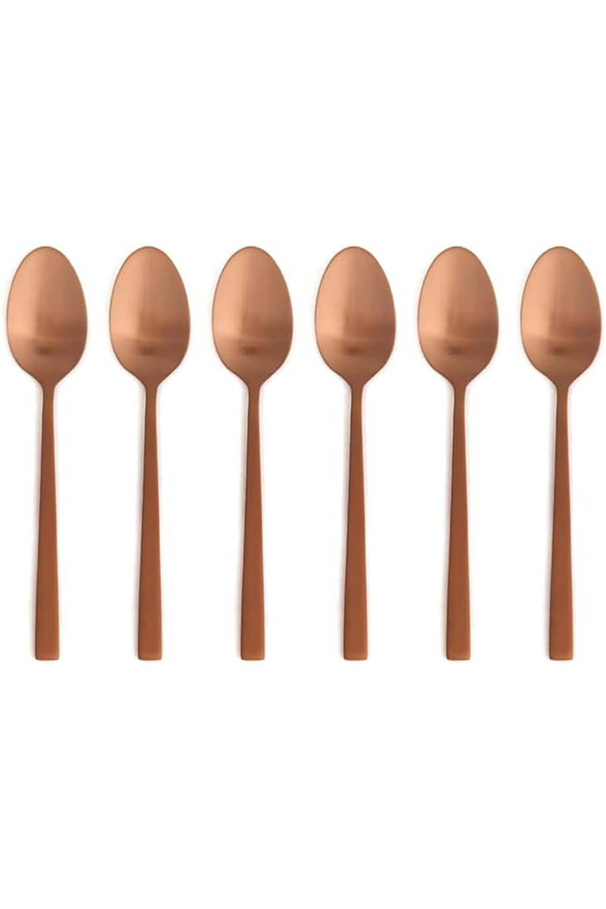 Pltnstoreshop Quantum Mat Bakır Kahve Kaşığı 14Cm 6 Adet Pltnstoreshop 1175735