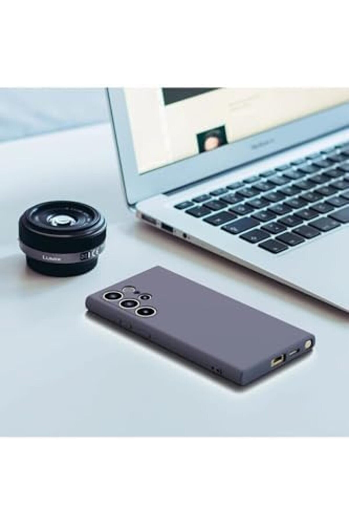 Aksesuar S25 Ultra İle Uyumlu Fi̇rst Si̇li̇kon Kılıf Yapılı Tam Koruma Sağlayan Kamera Korumalı Kılıf (