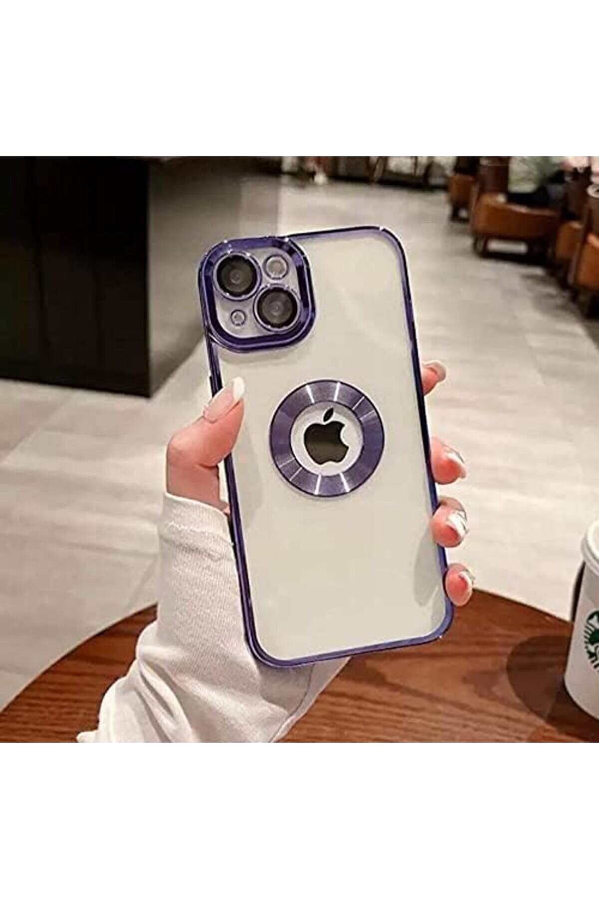 Aks 14 Uyumlu Lens Korumalı Kılıf Mor 1014773