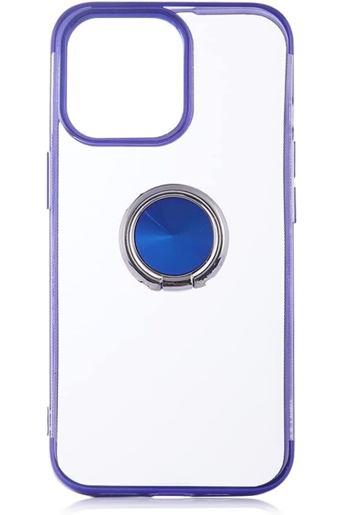 STOREMAX İphone 13 Pro Max Kılıf 4 K&ouml;şe Renkli Y&uuml;z&uuml;kl&uuml; Gess Silikon Mavi 1014773