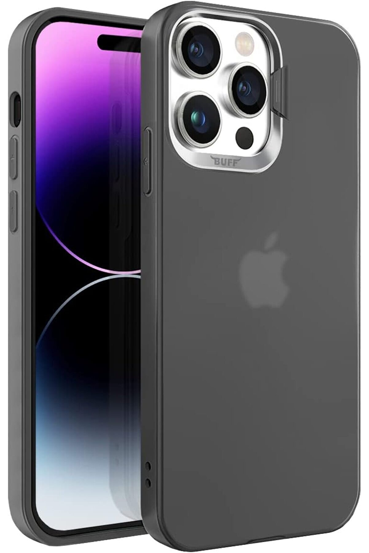 STOREMAX LABS 14 Pro Max New Corner Kamera Kapaklı Kılıf Siyah, Labs 1014773