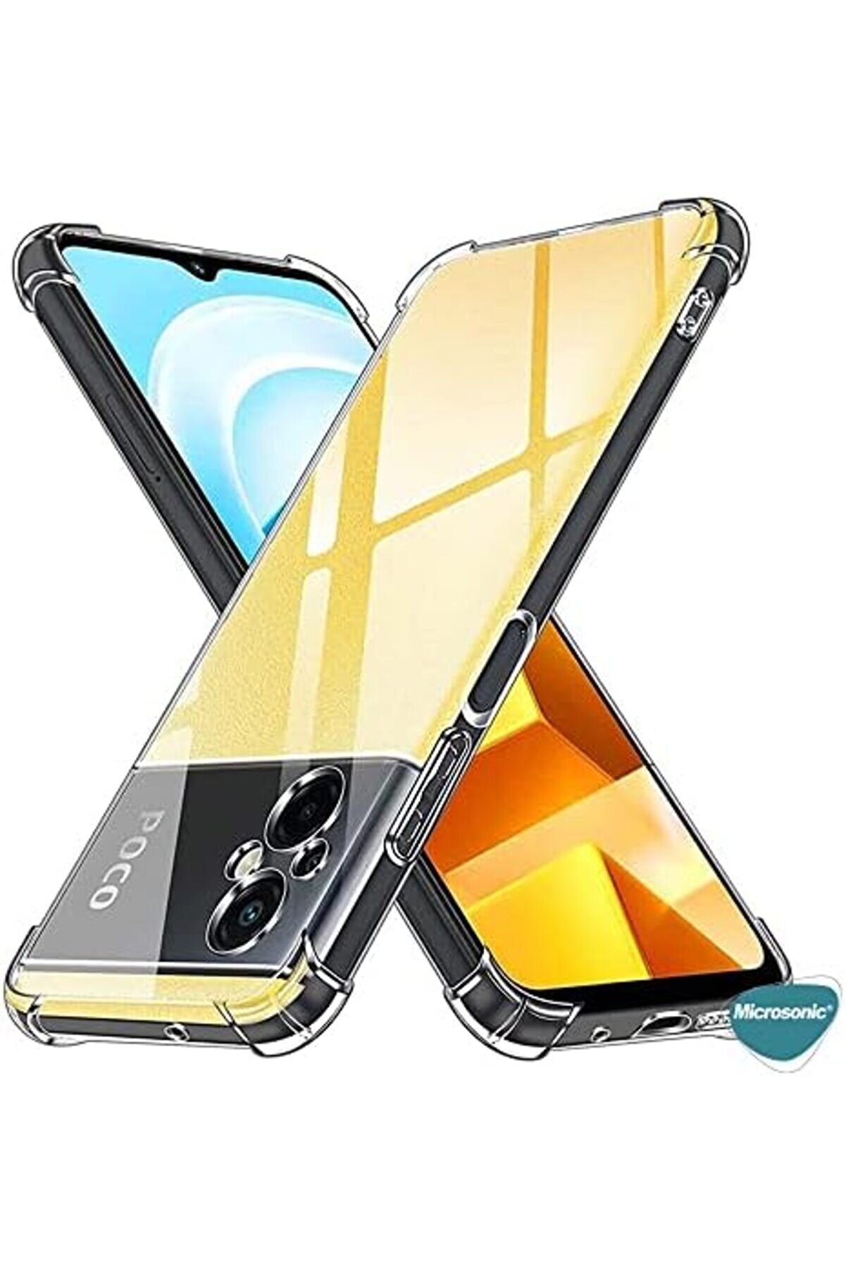 M5 İ&ccedil;i̇n Kılıf Absorbi̇ng Şeffaf [ M5 İle Uyumlu Kılıf - Şeffaf] 1014773