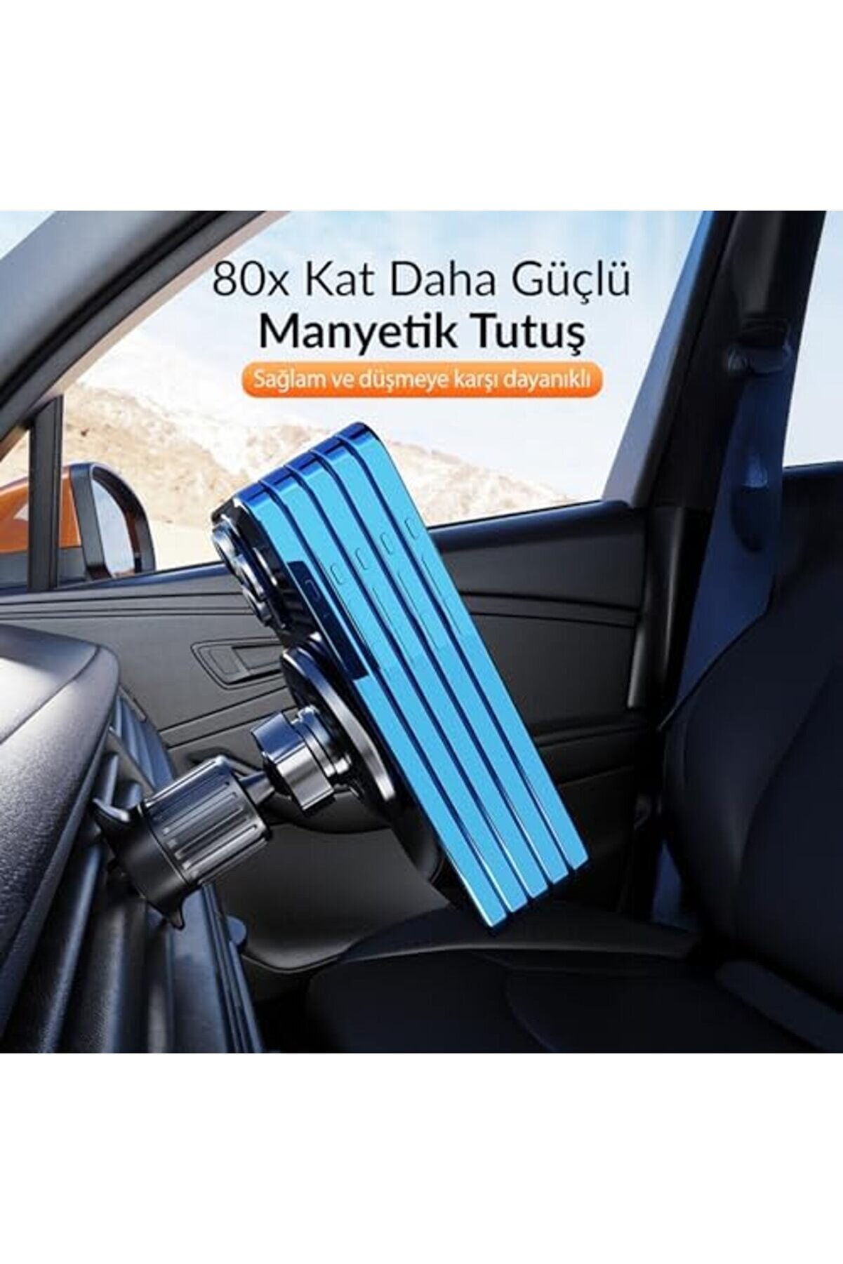 Uyumlu Manyeti̇k Araç İçi̇ Telefon Tutucu 1014773