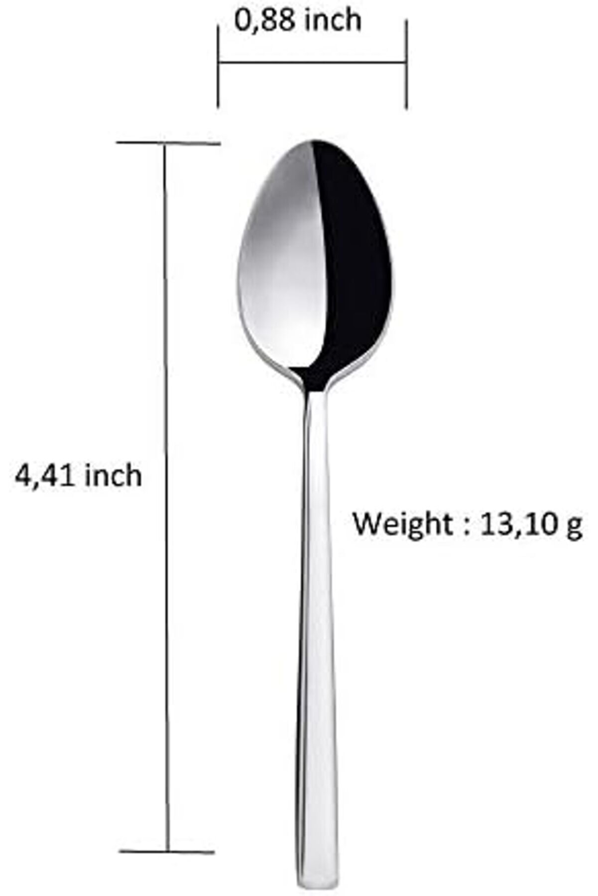 Sade 12 Adet Çay Kaşık Takımı 1014773