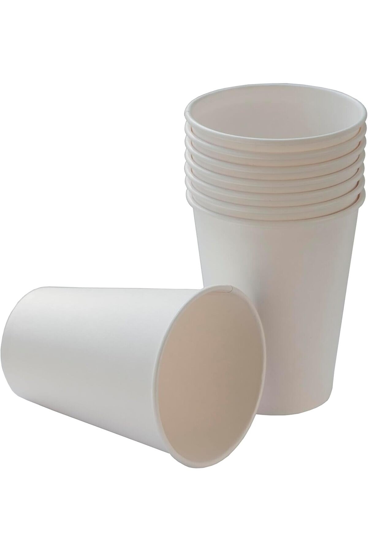 STOREMAX 12 oz beyaz tek kullanımlık karton 300 ml, kahve, çay, ofis, ev ve parti kullanımı için - 50'li