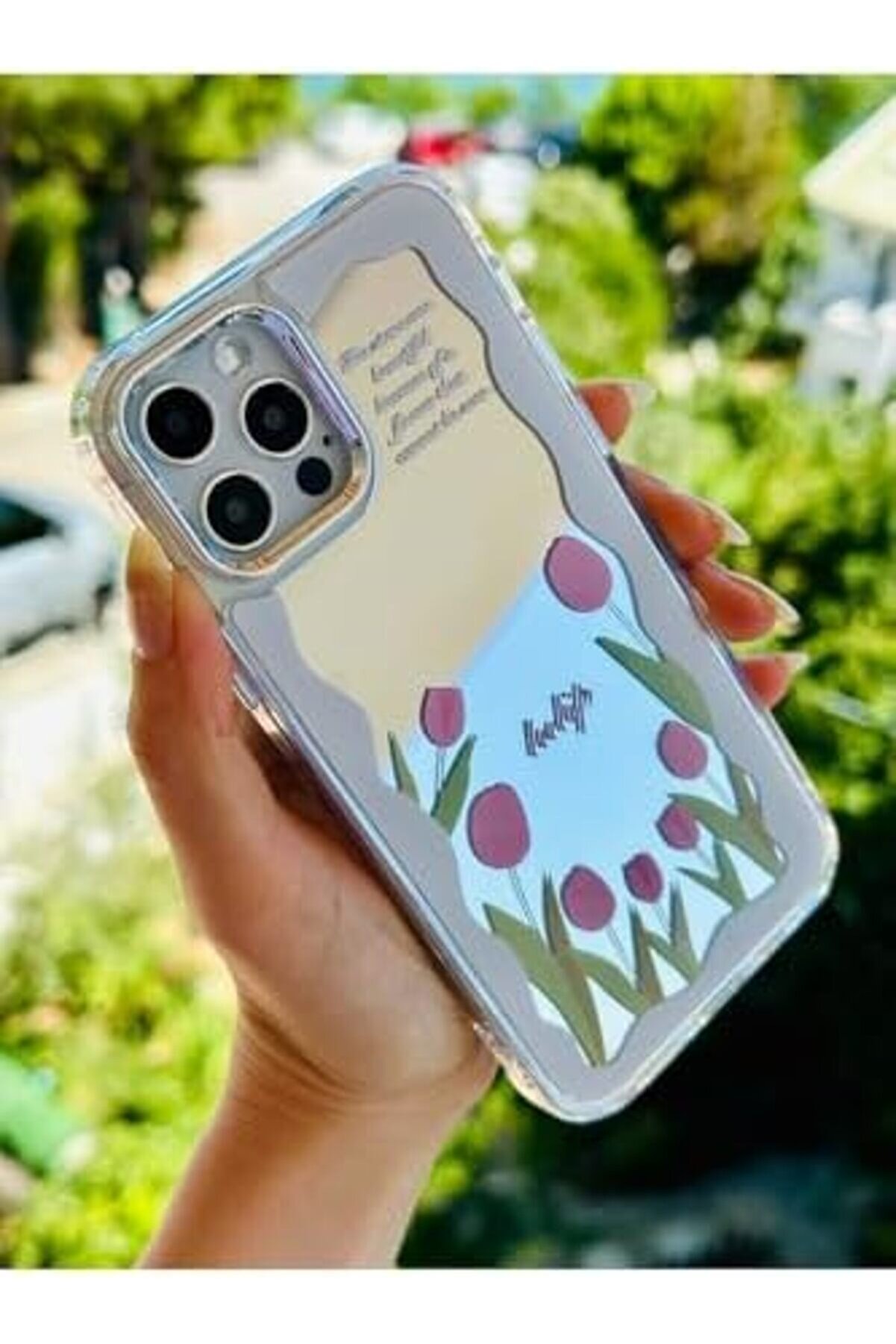 Aksesuar 12-12 Pro İle Uyumlu Aynalı Darbe Önleyi̇ci̇ Kamera Korumalı Si̇li̇kon Kılıf 1014773