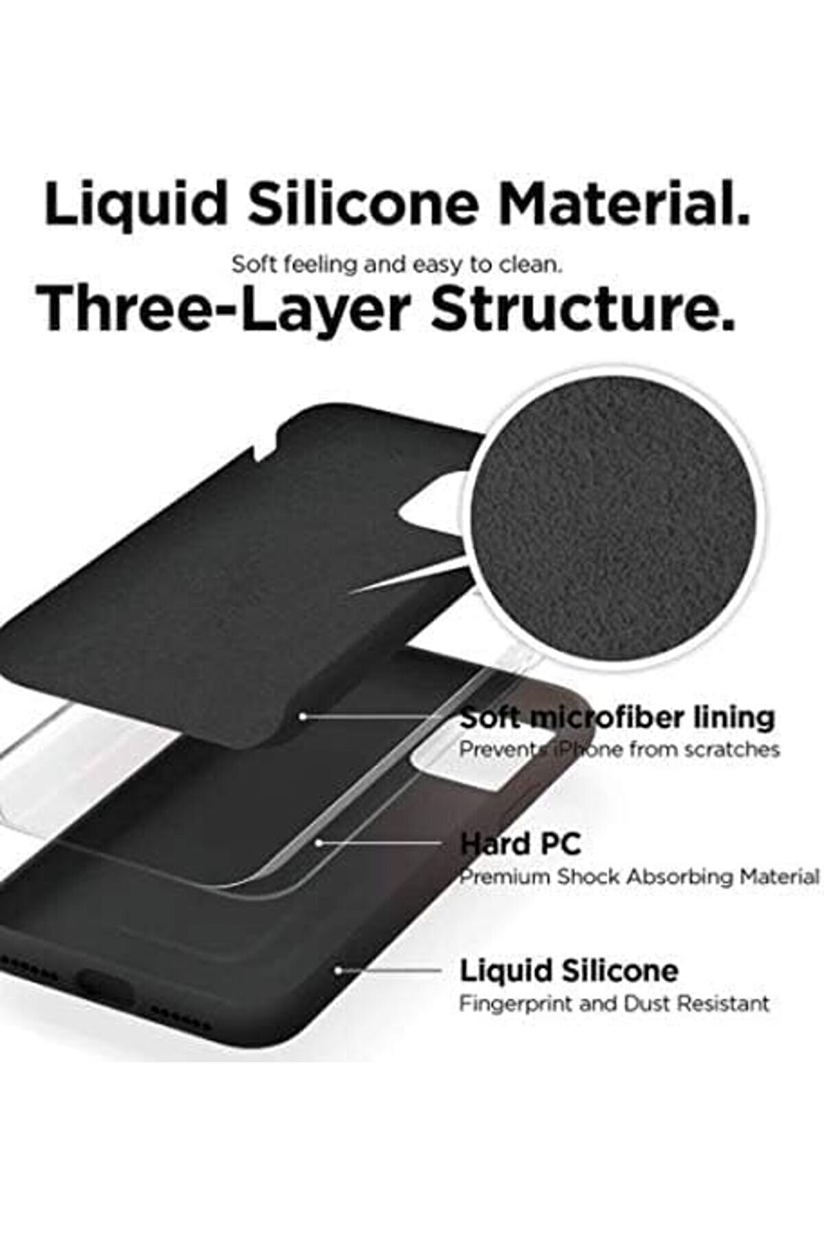 Kılıf 7 / 8 İle Uyumlu İ&ccedil;i̇ Kadi̇fe Lansman Si̇li̇kon Kılıf Şok Emi̇ci̇ Full Kasa Koruma Sağlayan Kılıf (S