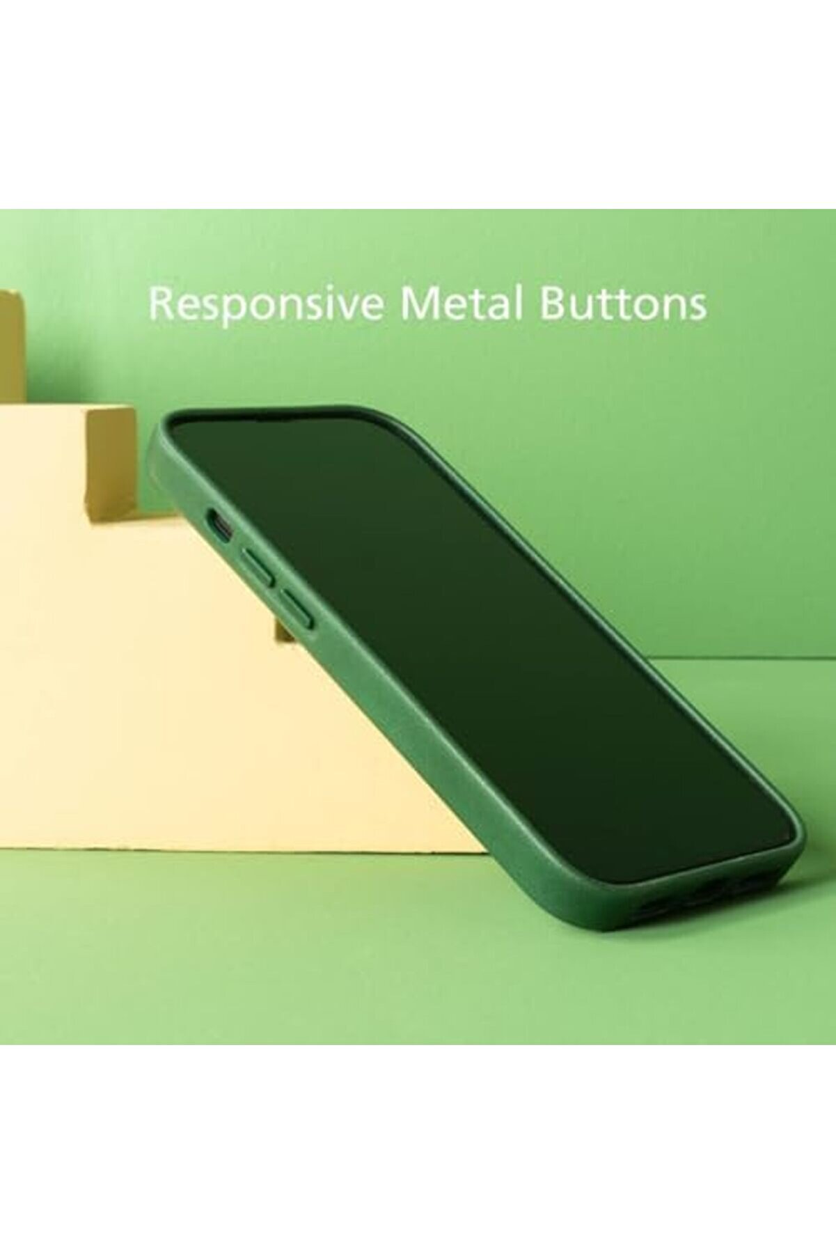 Mag-Safe Uyumlu Deri̇ Kılıf Kamera Korumalı Darbeye Karşı Dayanıklı (Gri̇, 13) 1014773