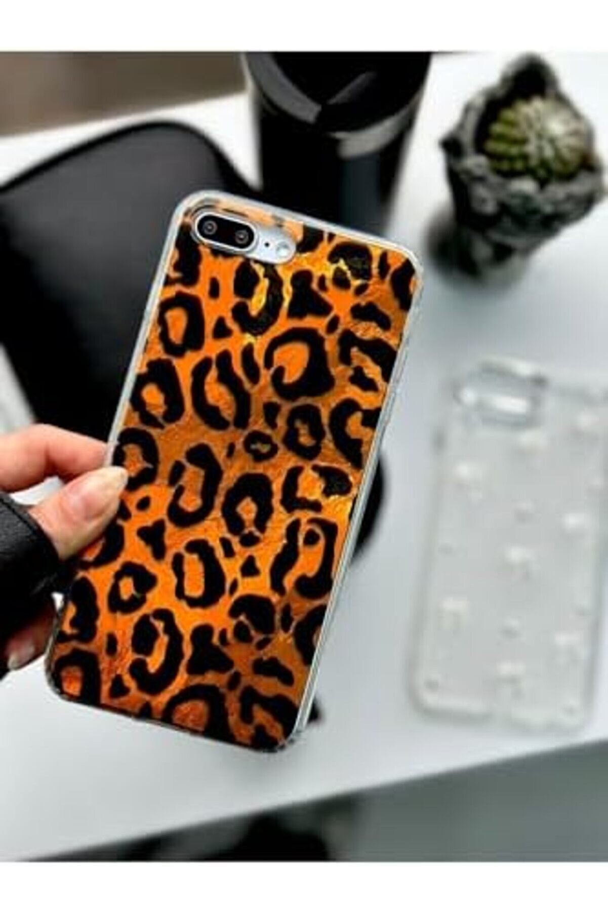 Aksesuar 7 Ve 8 Uyumlu Renk Ge&ccedil;i̇şl Desenli̇ Si̇li̇kon Kılıf - 1014773