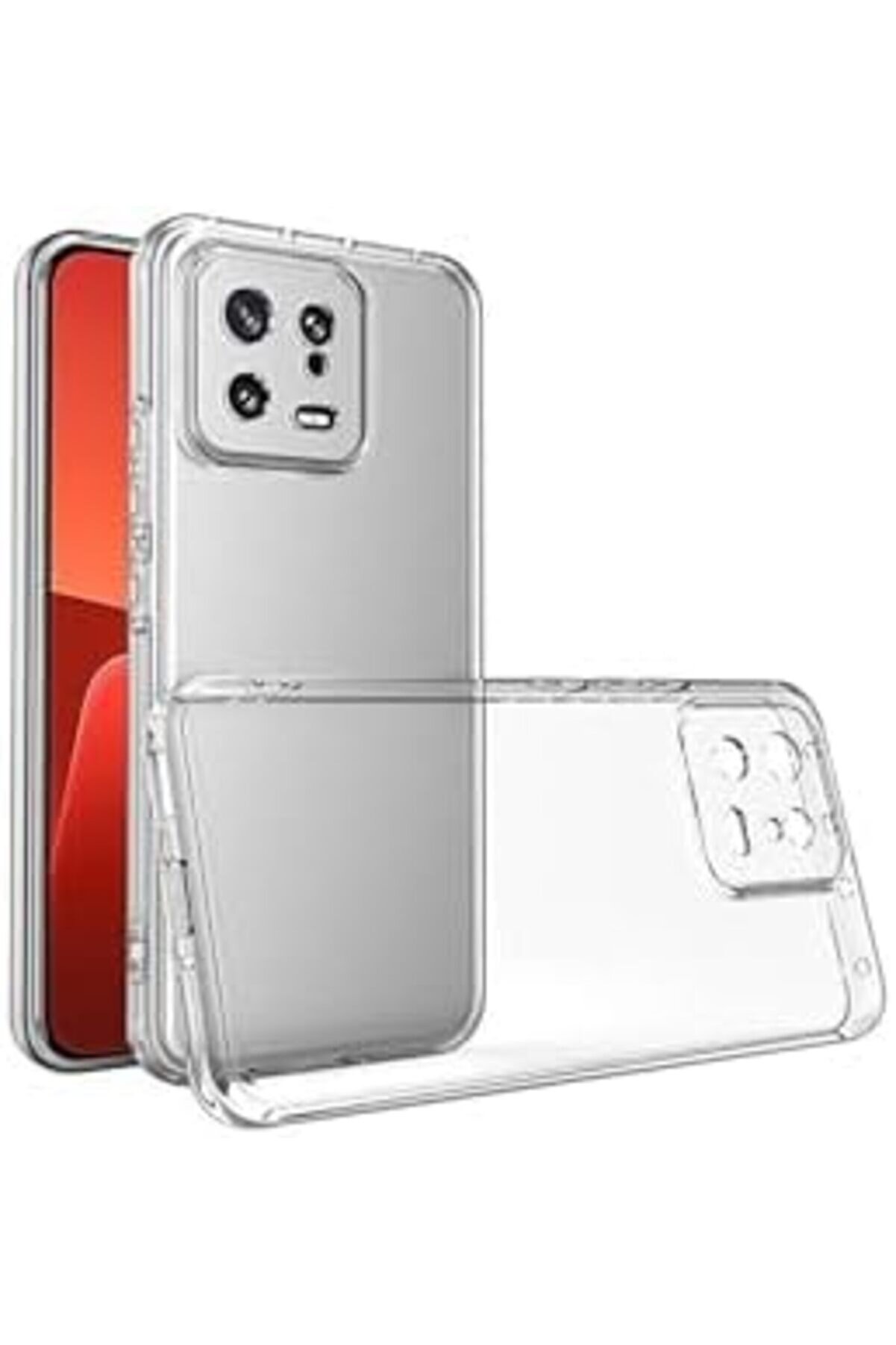 13 Şeffaf Kamera Korumalı Ultra Sli̇m Tpu Şeffaf Kılıf. 1014773