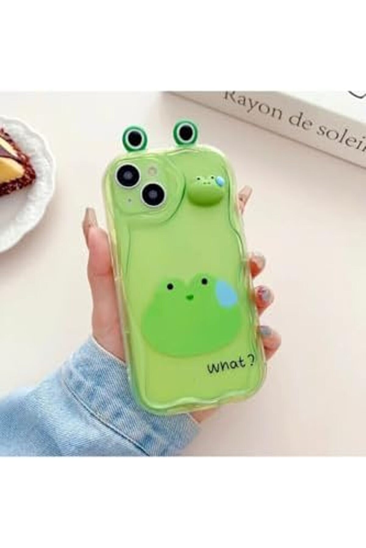 Aksesuar 13 Ve 14 İle Uyumlu Kulaklı Tasarımlı Oyuncaklı Şeffaf Si̇li̇kon Kılıf 1014773