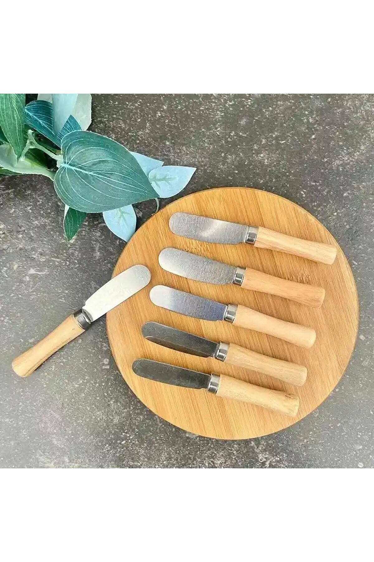 STOREMAX Bambu Saplı Kahvaltı Bı&ccedil;ağı Seti, 6 Par&ccedil;a 1014773