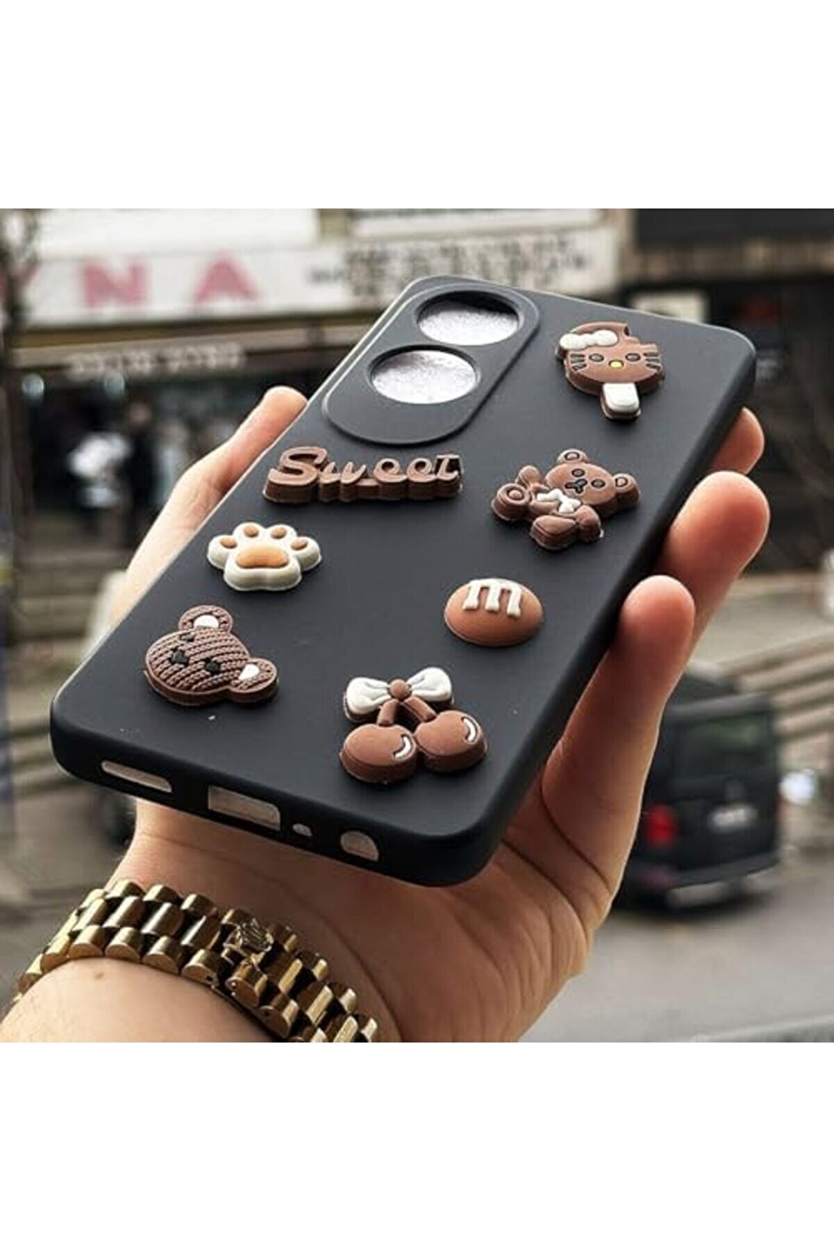 Eli̇zzashop Oppo A60 Uyumlu Kari̇kat&uuml;r Desenli̇ Telefon Kılıfı &ndash; Şık Ve Dayanıklı Si̇li̇kon Kılıf, Tam Ko